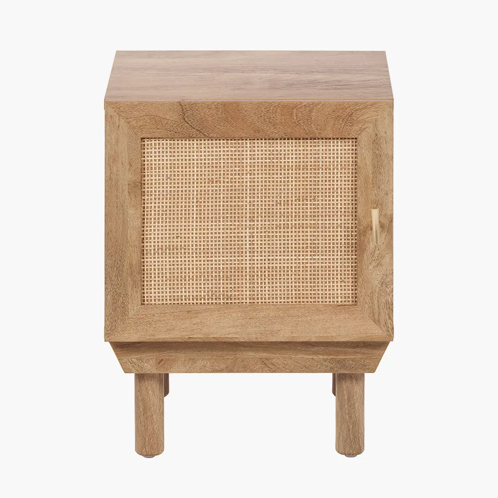 Henrik Natural Rattan 1 Door Cupboard Unit - Image 3