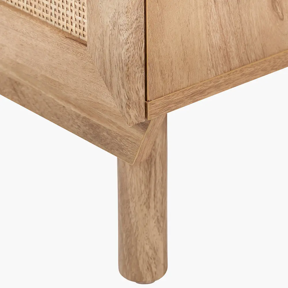 Henrik Natural Rattan 1 Door Cupboard Unit - Image 7