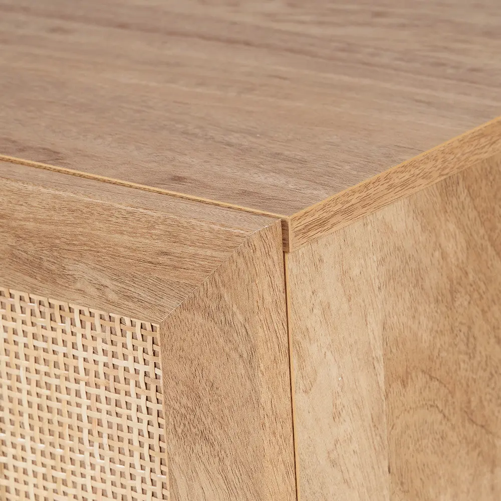 Henrik Natural Rattan 2 Door Cabinet - Image 11
