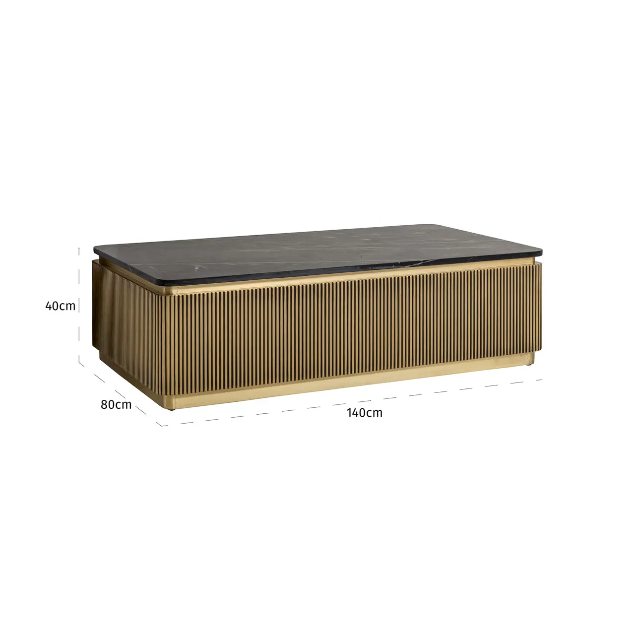 Richmond Interiors Ironville Rectangular Coffee Table - Image 12