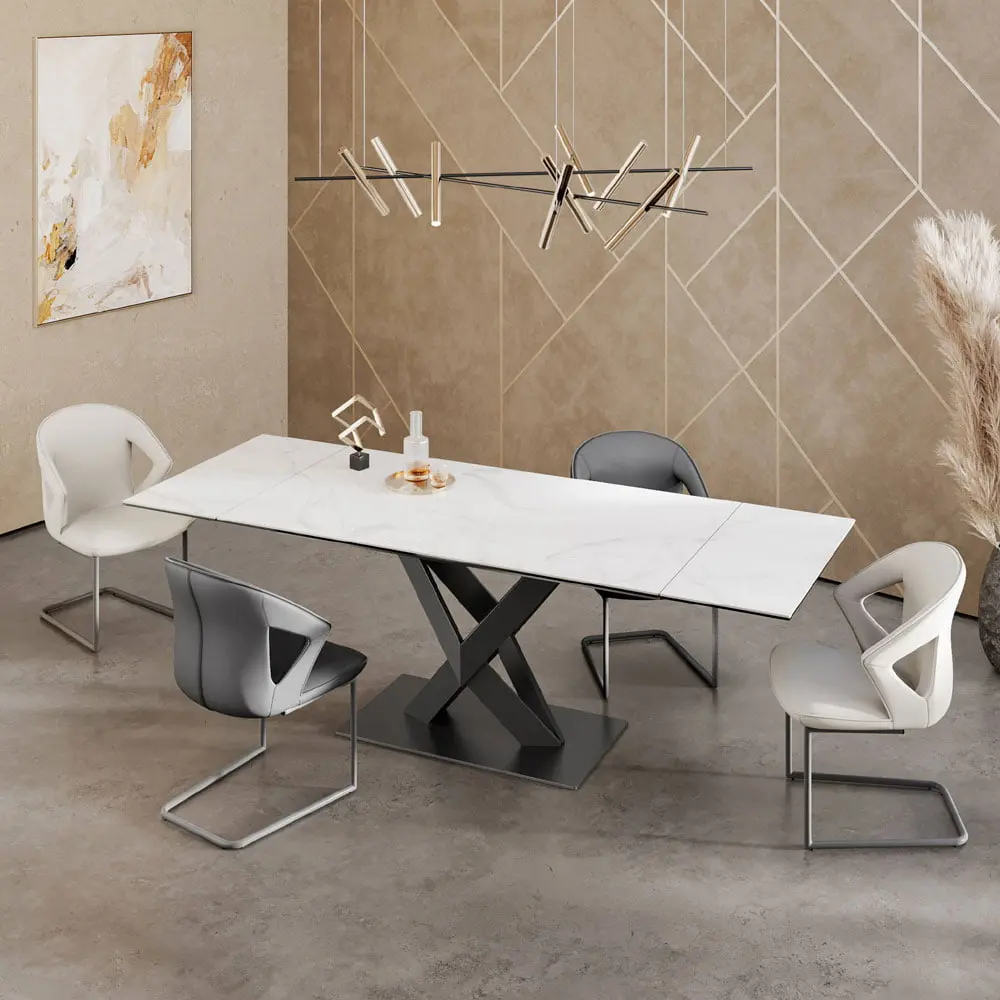 Kaito Grey Upholstered Dining Chair – Modern Dining Room Seating - Image 5