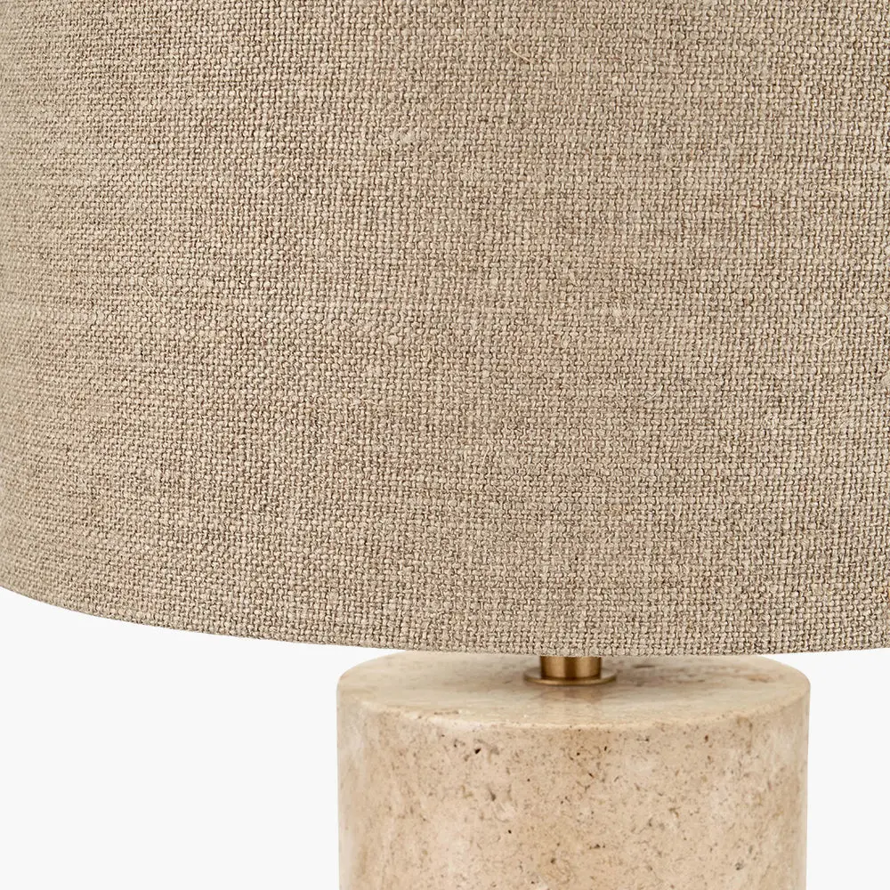 Kanoa Limestone Cylinder Table Lamp - Image 6