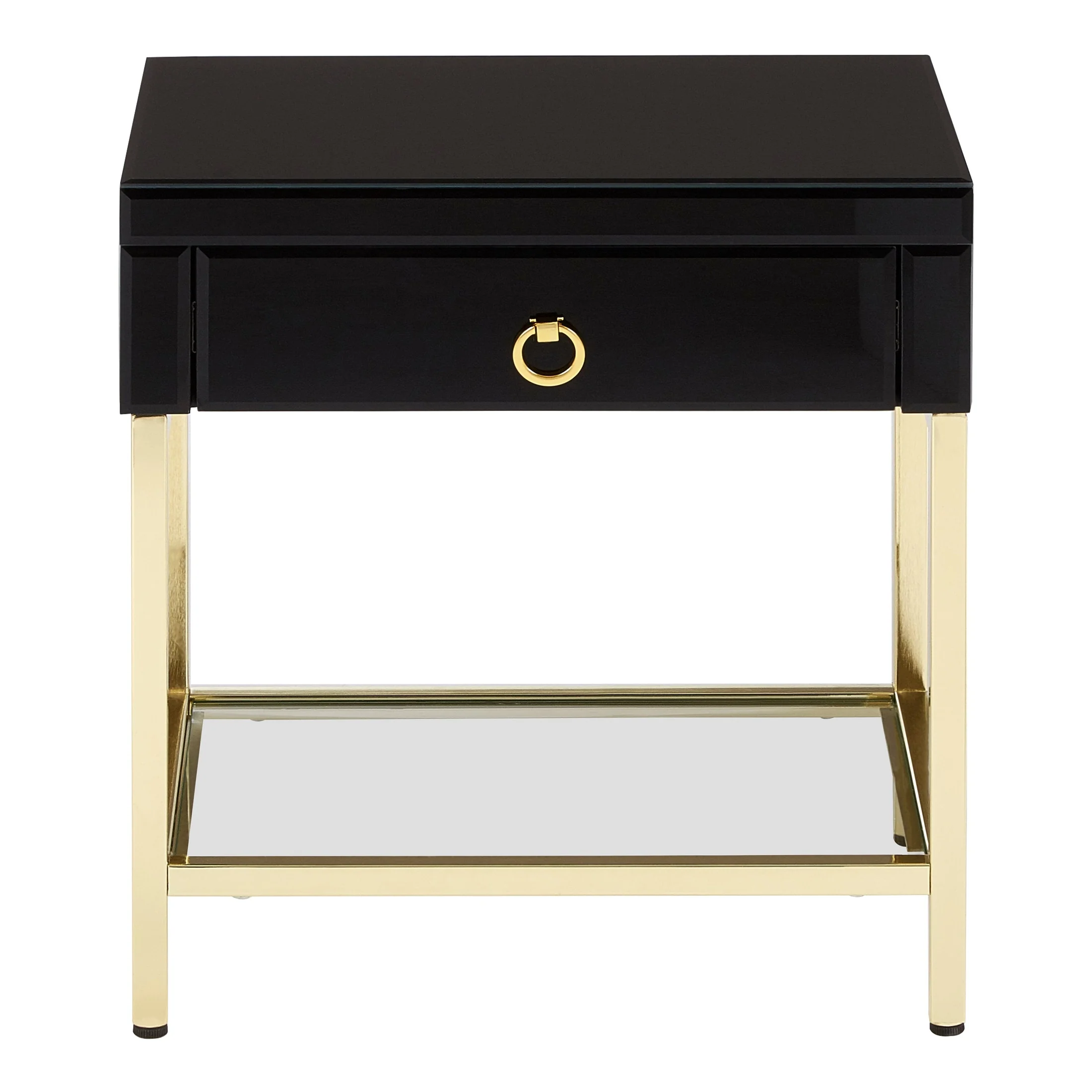 Kenswick Townhouse Black and Gold Side Table - Image 6
