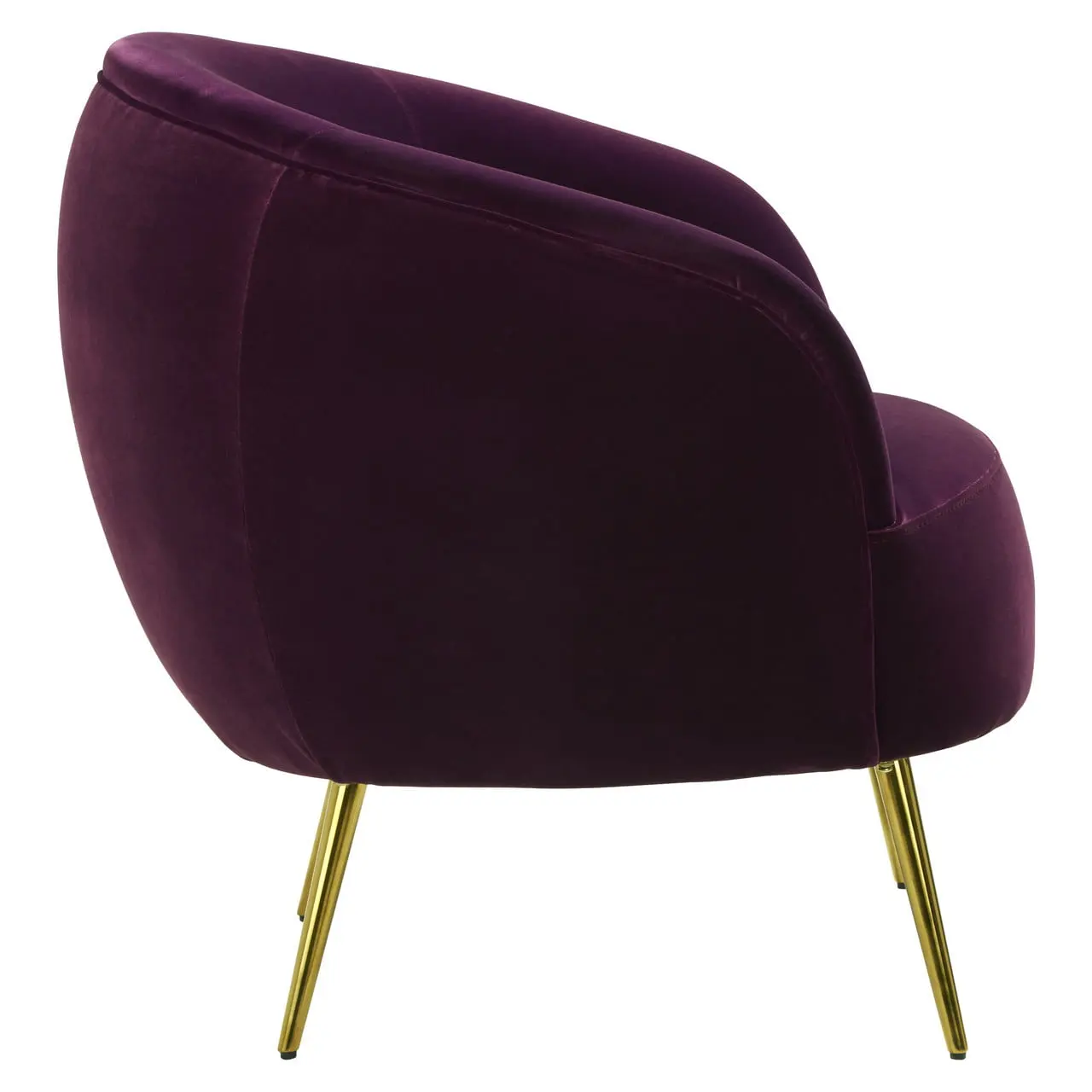 Lalita Purple Velvet Armchair - Image 8