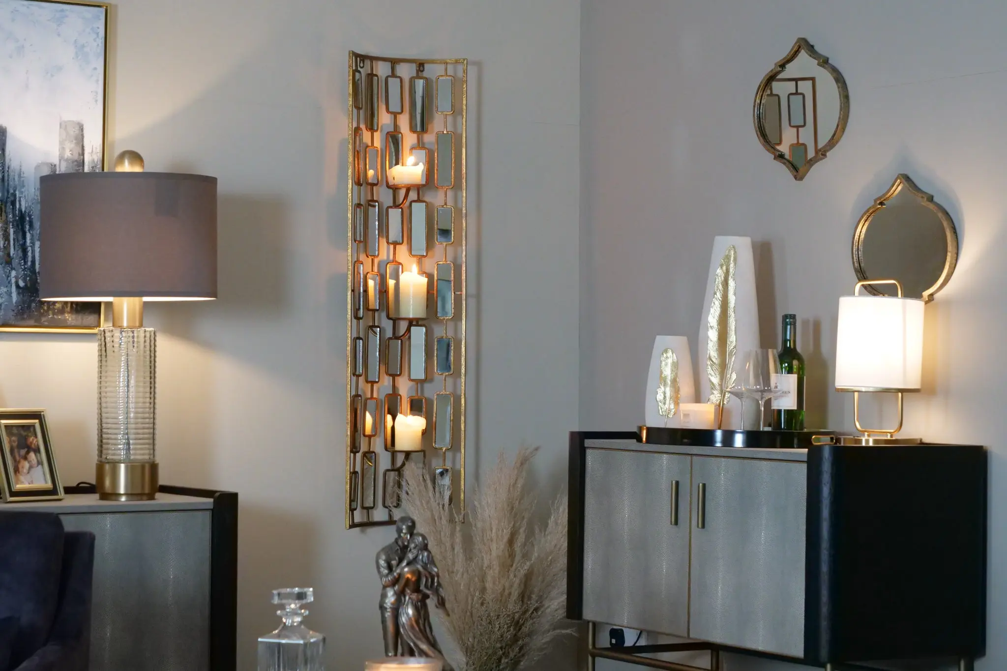 Limoges Faux Shagreen Bar Cabinet by Mindy Brownes - Image 3