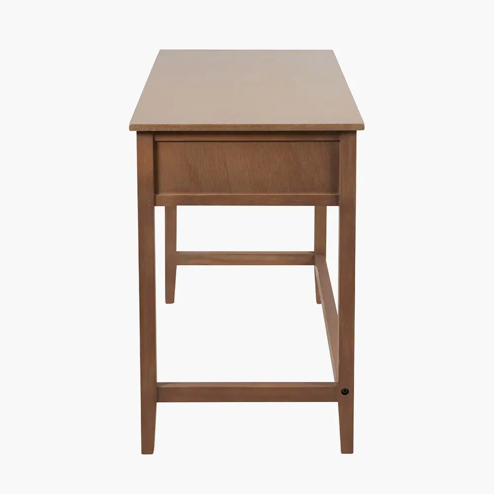 Loft Sage Multicoloured Pine Wood 3 Drawer Desk - Image 3