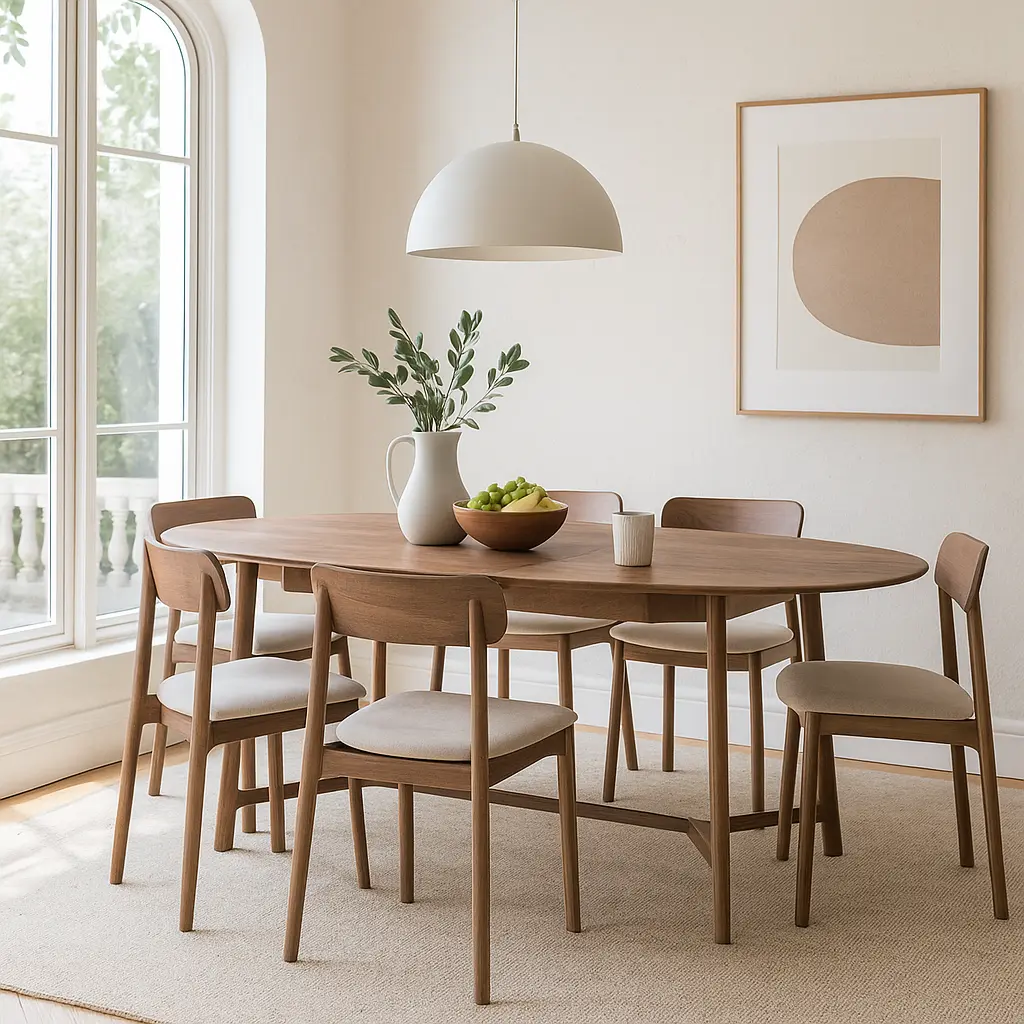 Madaro 200-250cm Extending Dining Table in Walnut