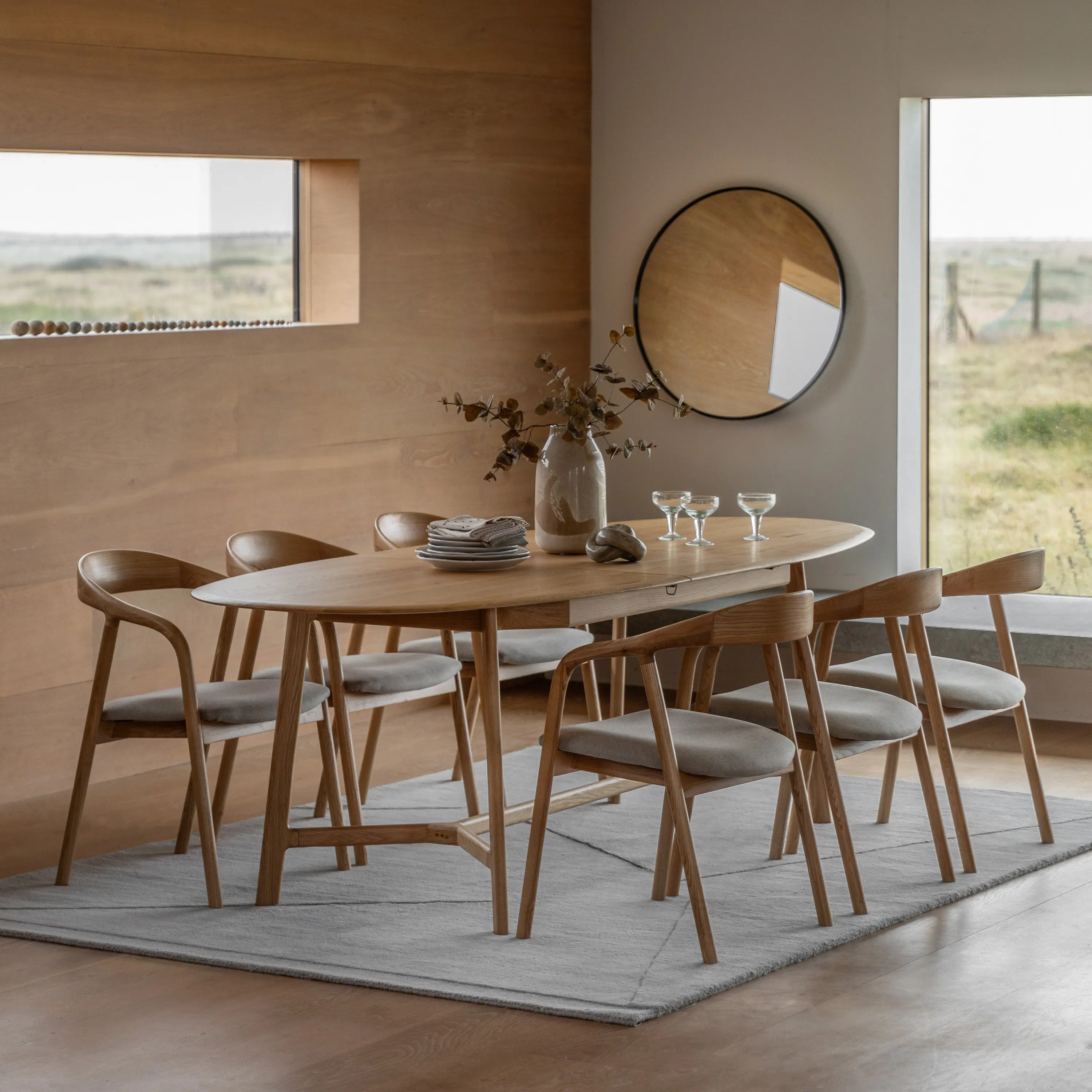 Madaro Extending Dining Table Natural - Image 4