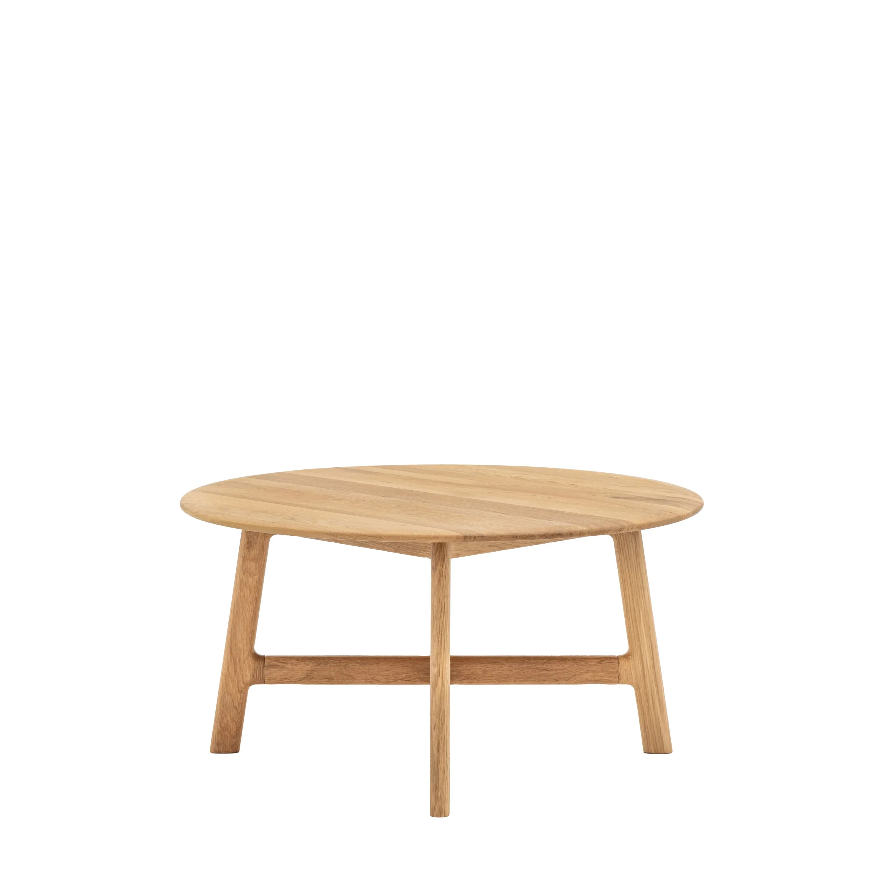 Madaro Round Coffee Table Oak - Image 6