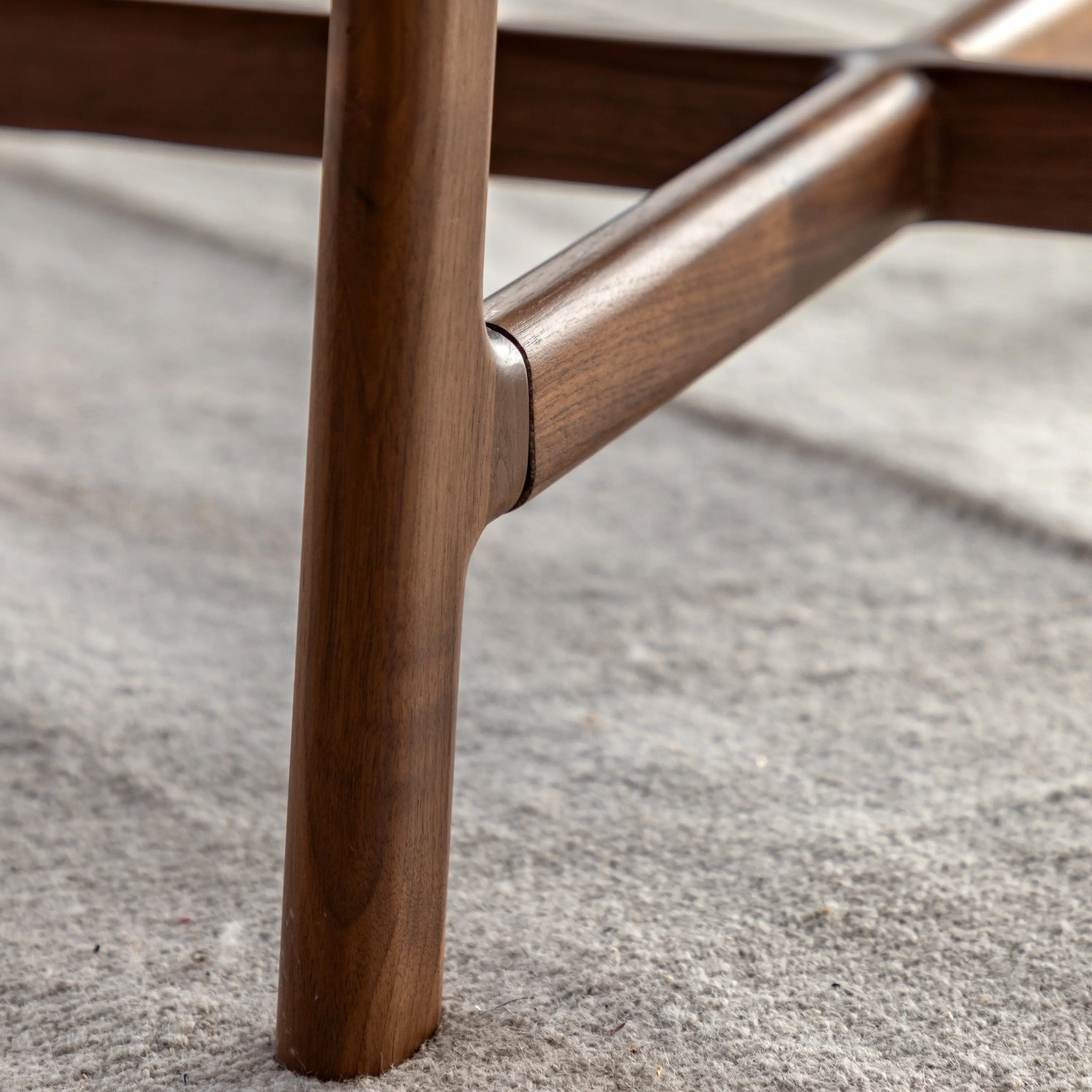Madaro Round Coffee Table Walnut - Image 6