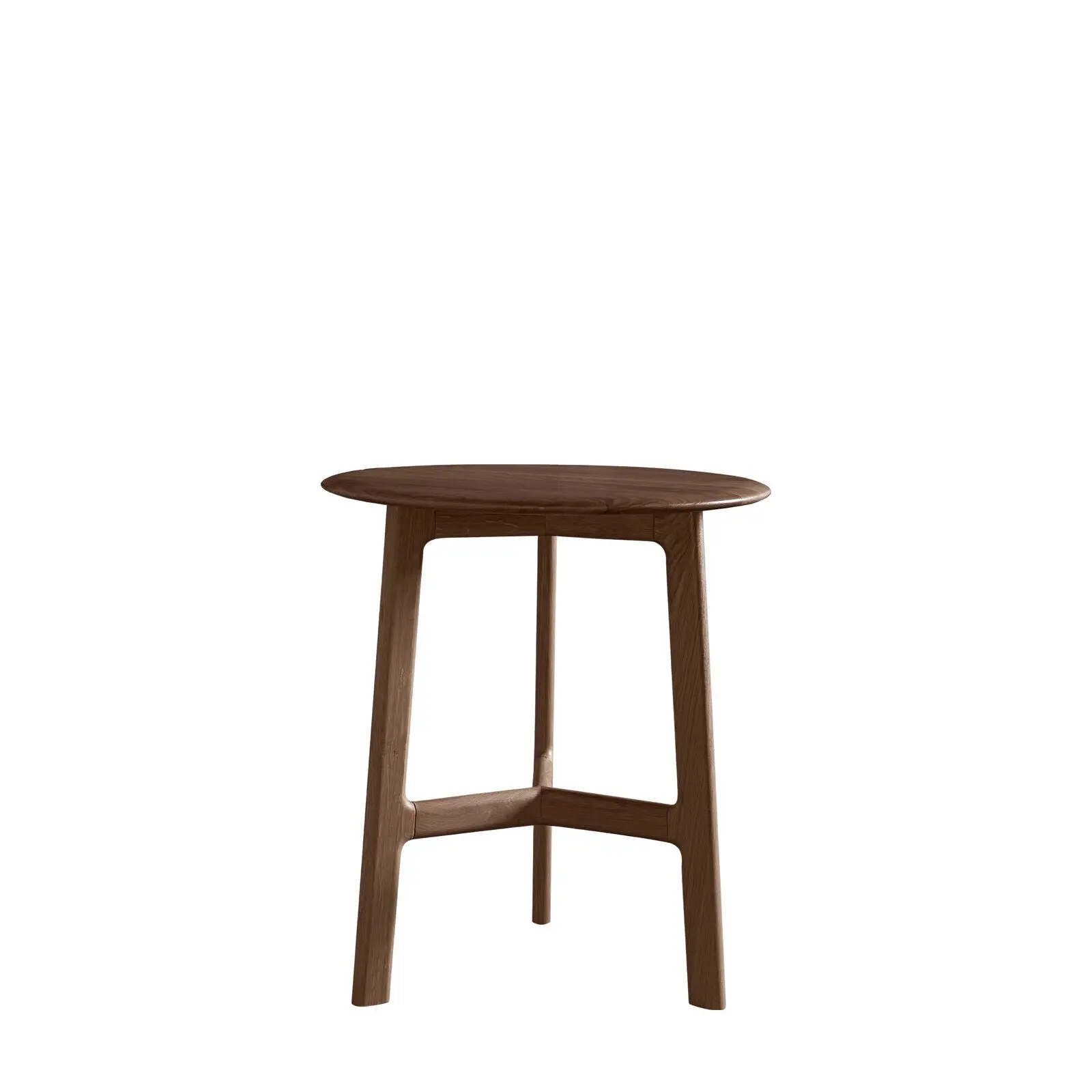 Madaro Round Side Table in Walnut - Image 2