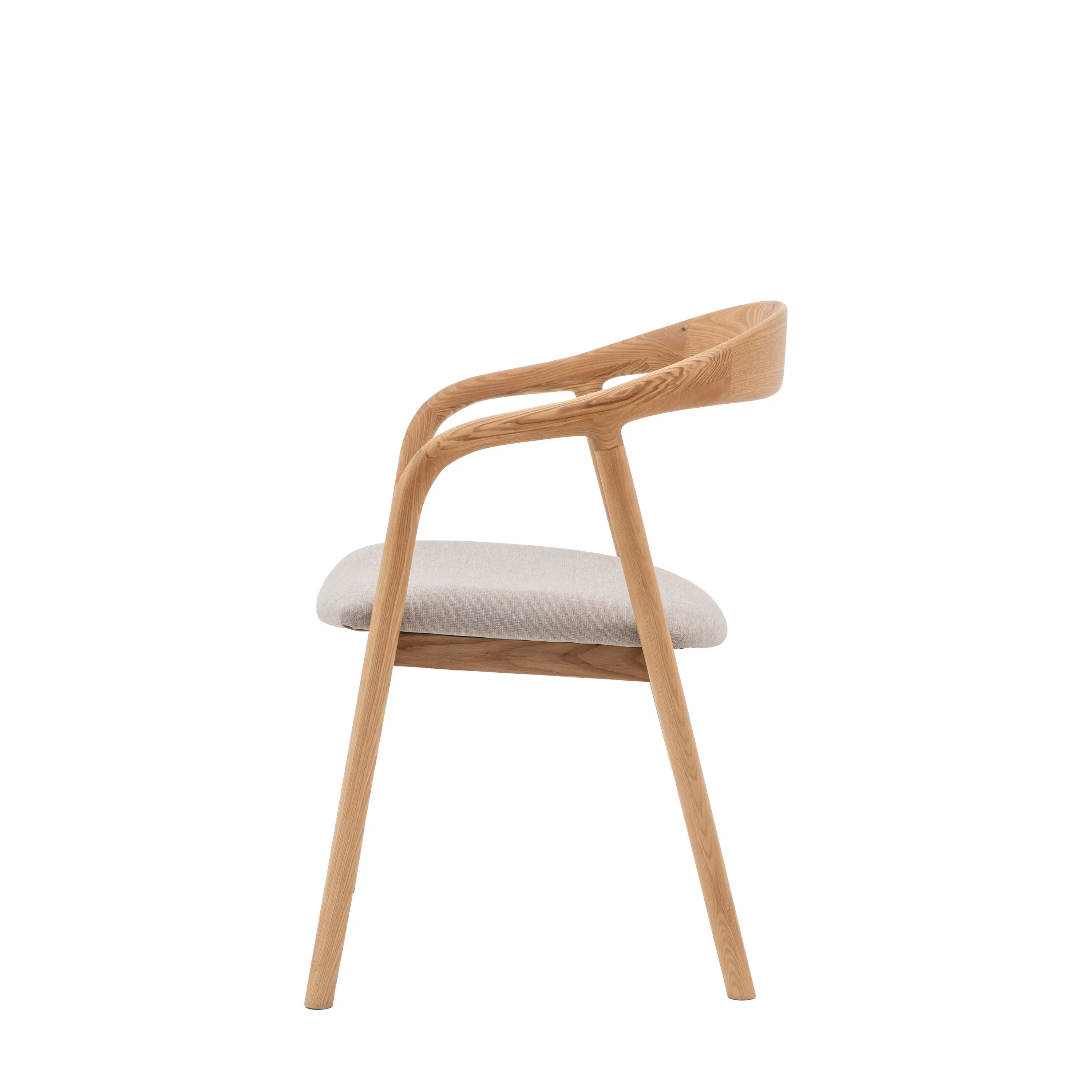 Madaro Set of 2 Upholstered Dining Chair in Natural - Image 7