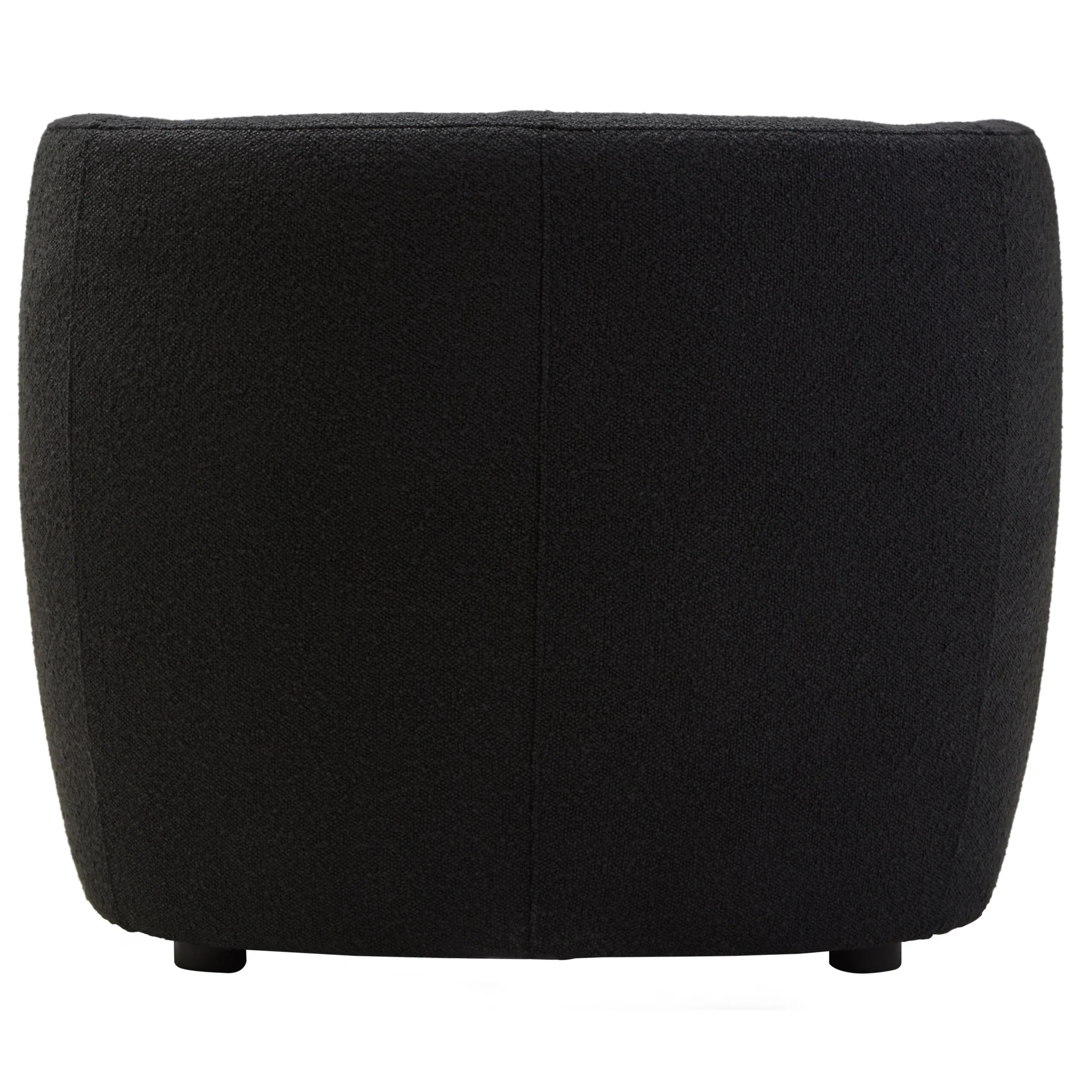 Marais Textured Black Curved Chair - Image 8