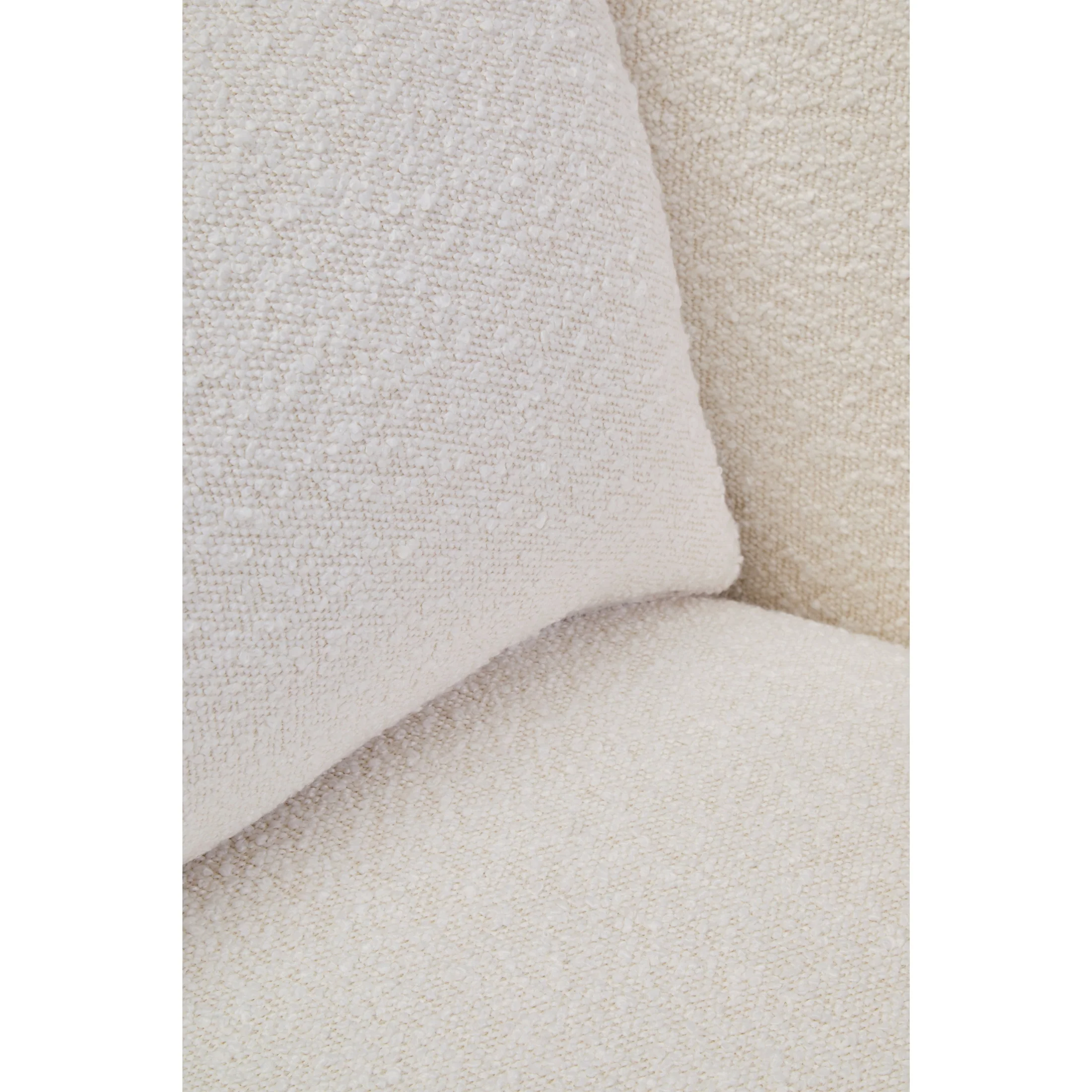 Marais Textured Cream Curved Chair - Image 4