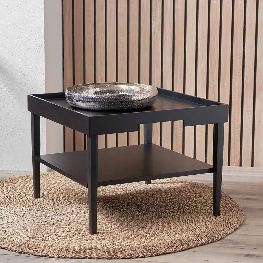 Marnie Black Wood Veneer Coffee Table - Image 8
