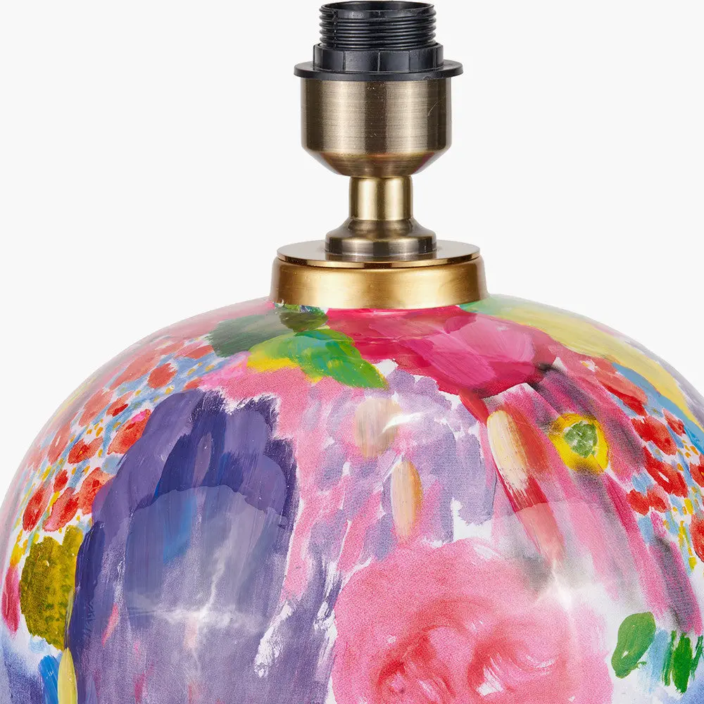 Matisse Multi Colour Ceramic Urn Table Lamp Base - Image 7