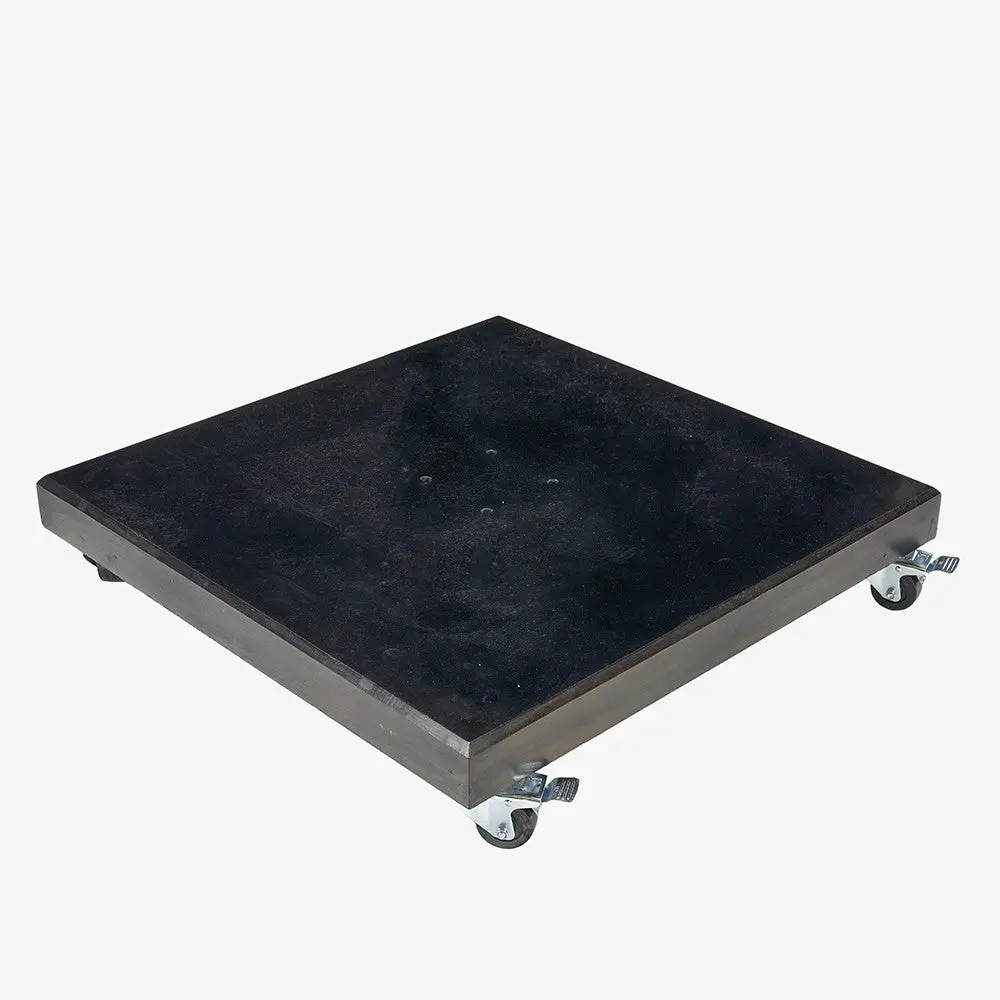 Modena Polished Black Granite 120KG Parasol Base - Image 4