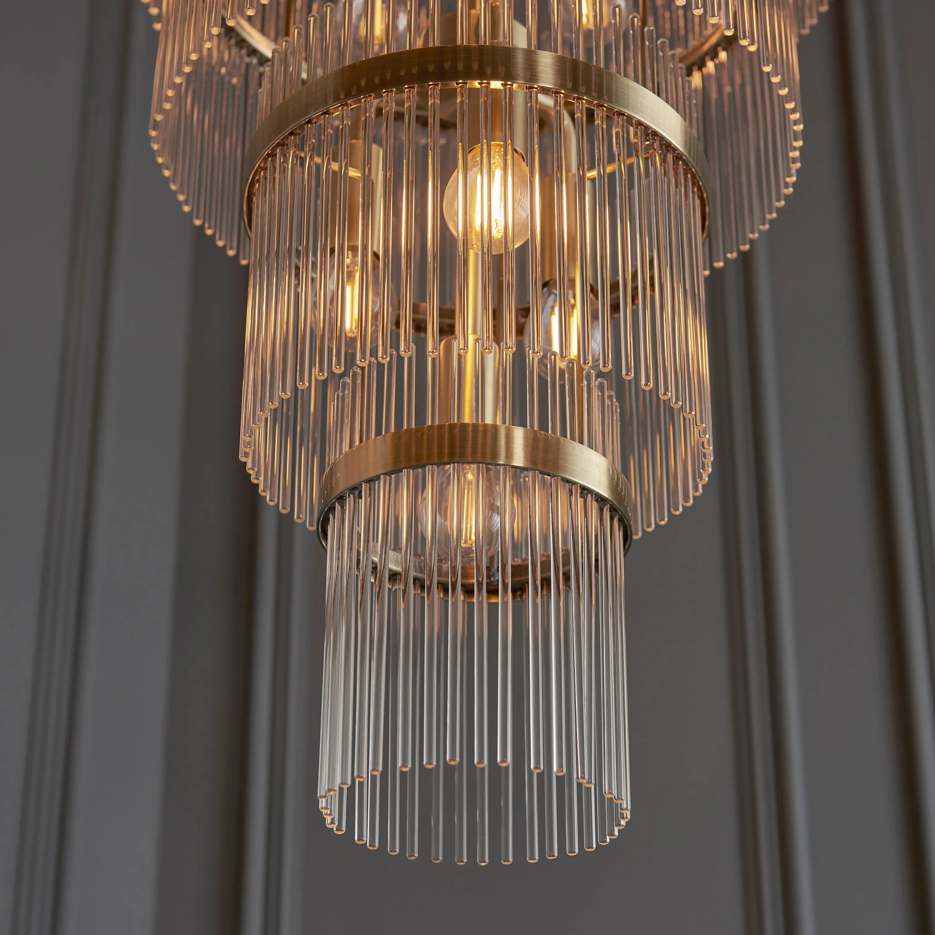 Morina Grand 21 Pendant Light Antique Brass - Image 12