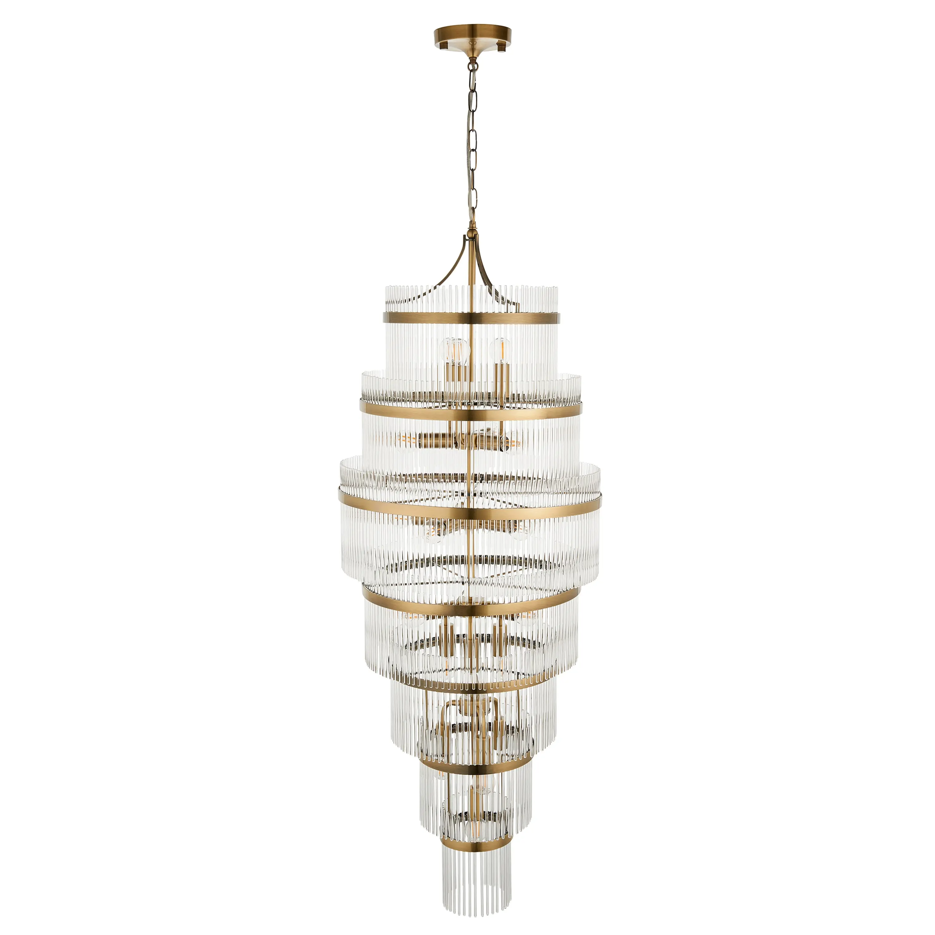 Morina Grand 21 Pendant Light Antique Brass - Image 15