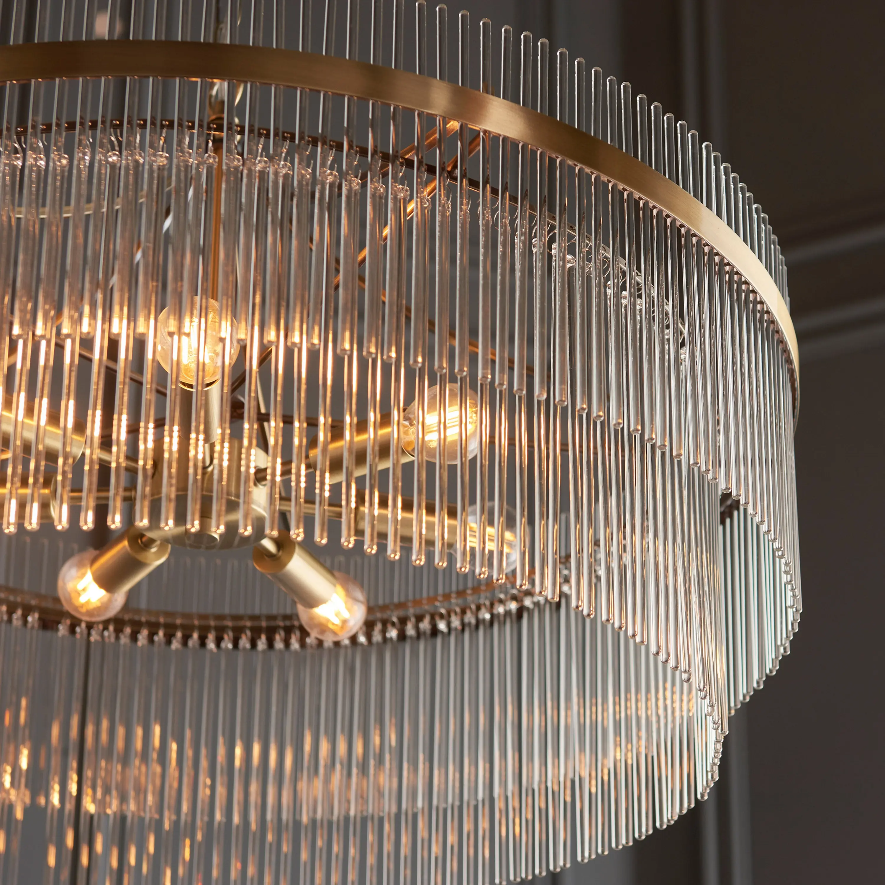 Morina Grand 7 Pendant Light Antique brass - Image 7