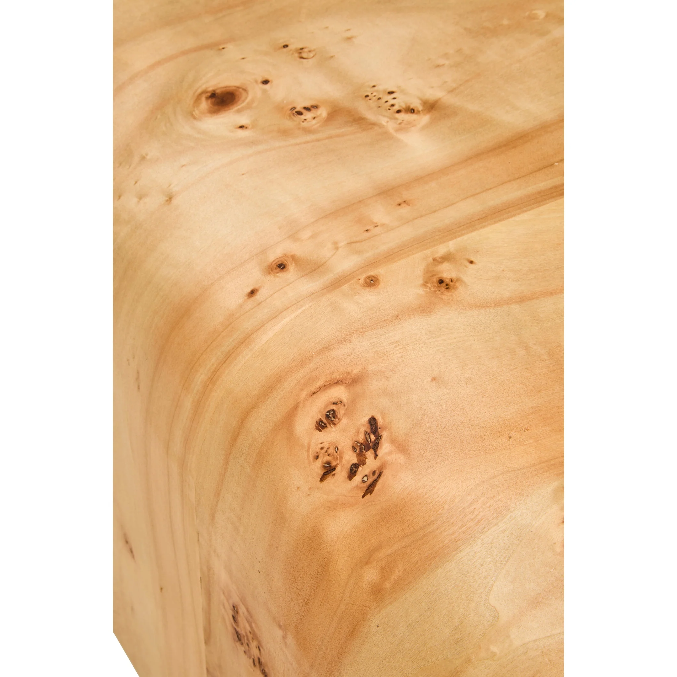 Motara Burl Wood Curved Coffee Table - Image 6