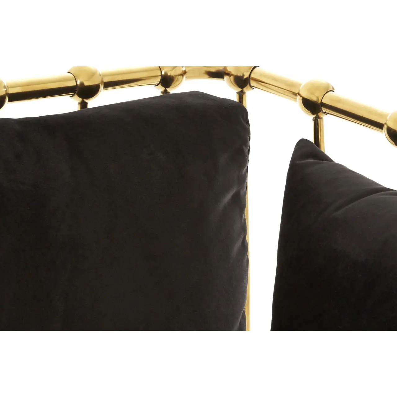 Nala Chair with Gold Finish Tapered Arms - Image 4
