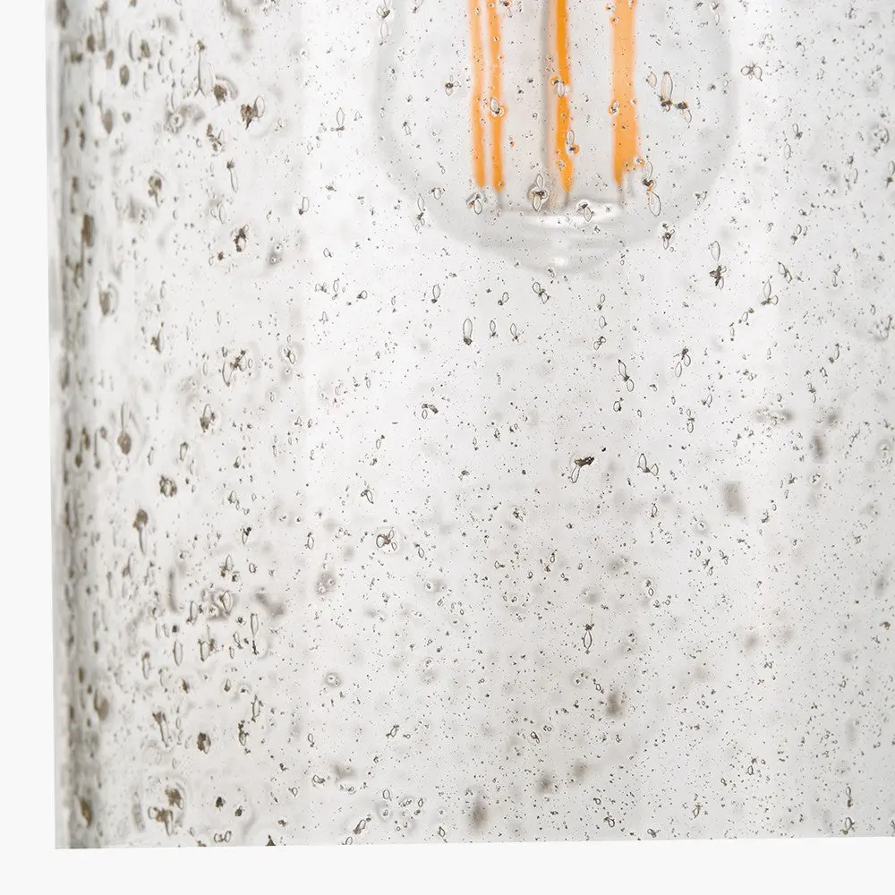 Ophelia Grey Bubble Glass Pendant - Image 5