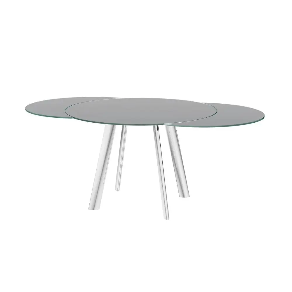 Orla Swivel Extending Dining Table Grey - 102-166cm - Image 4