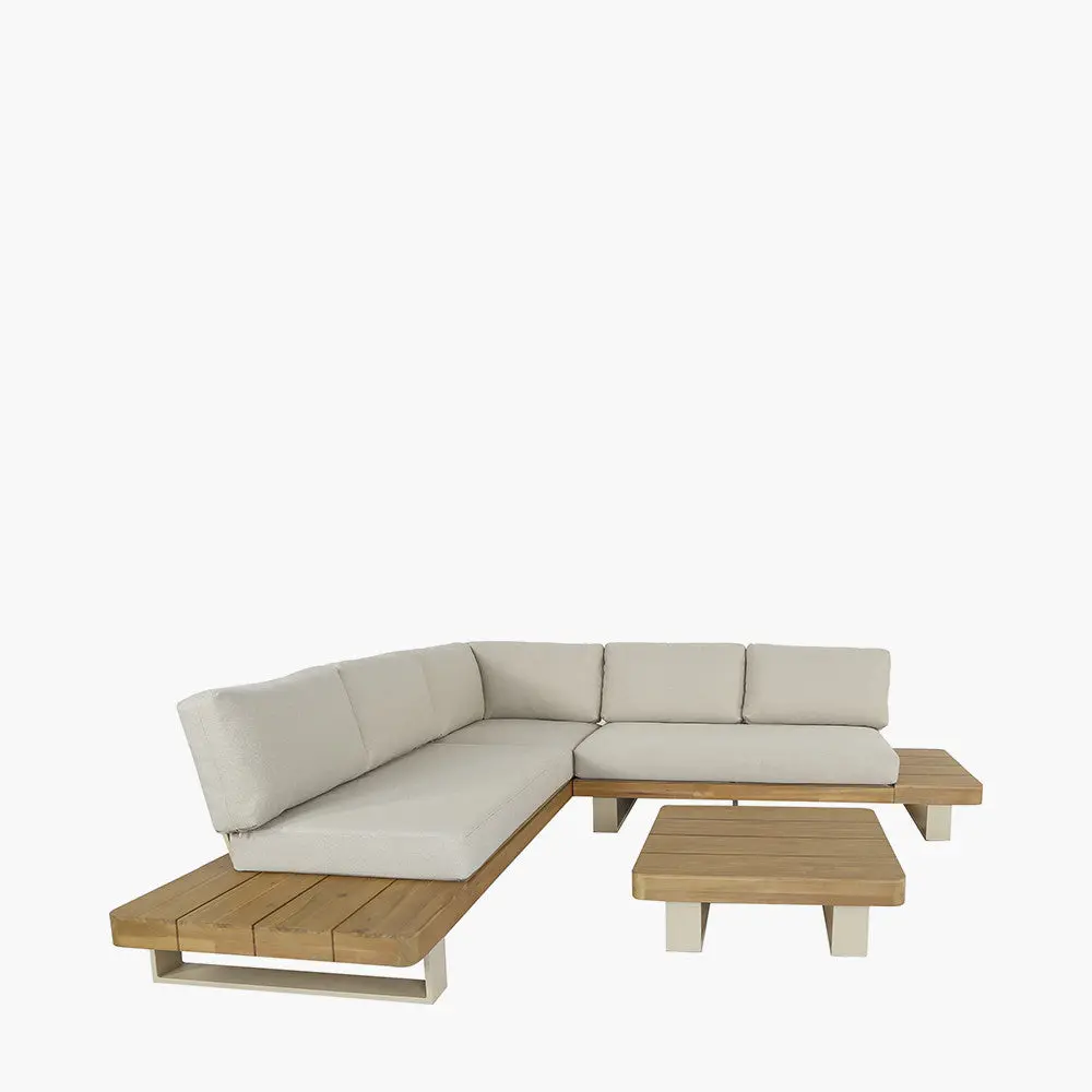 Osaka Latte Outdoor Corner Seating Set - Pacific Lifestyle - Image 8