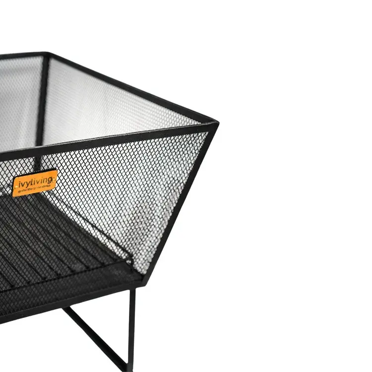 Outdoor Norfolk Fire Pit Black Iron - Image 6
