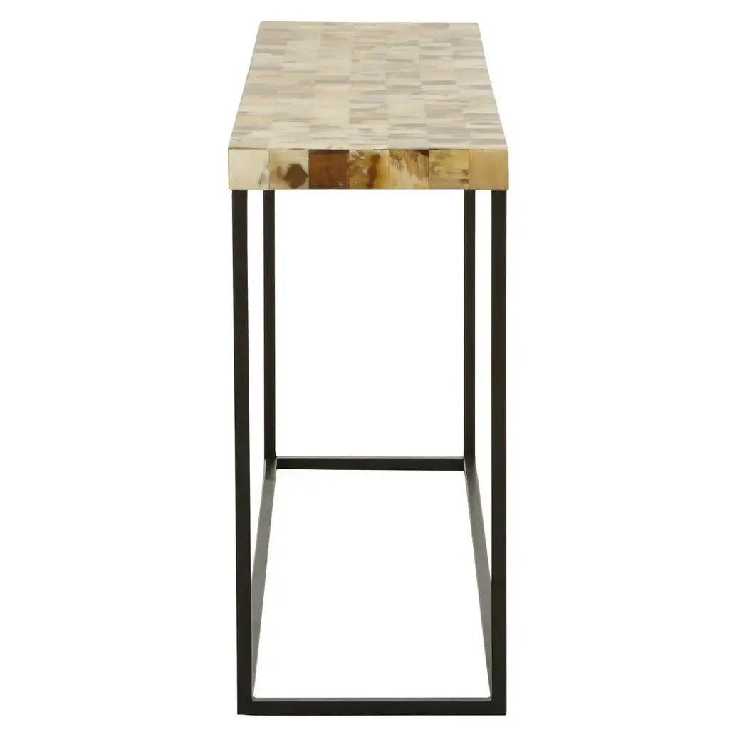 Ovira Cream Mother of Pearl Console Table - Image 5