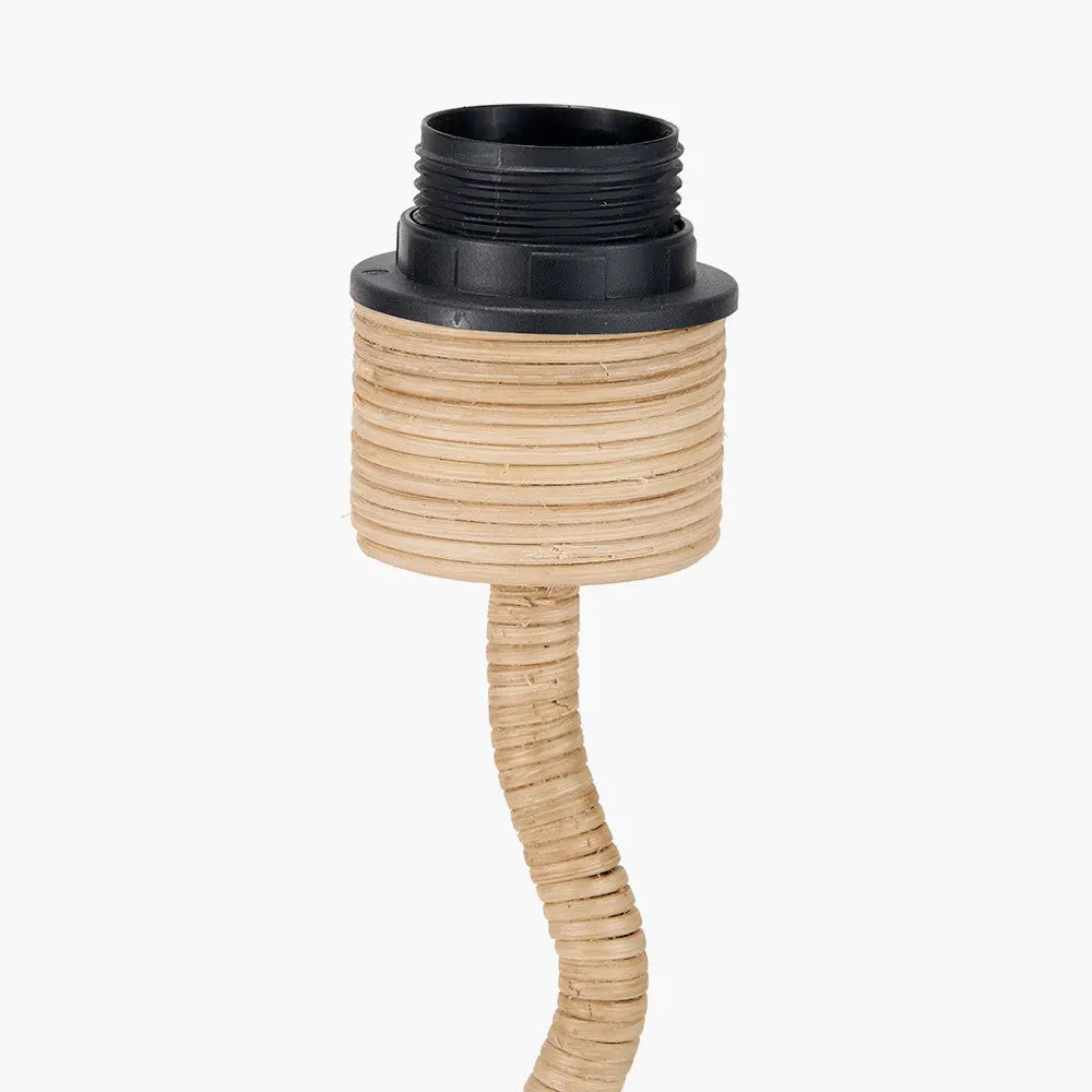 Palau Rattan Wave Table Lamp Base - Image 3