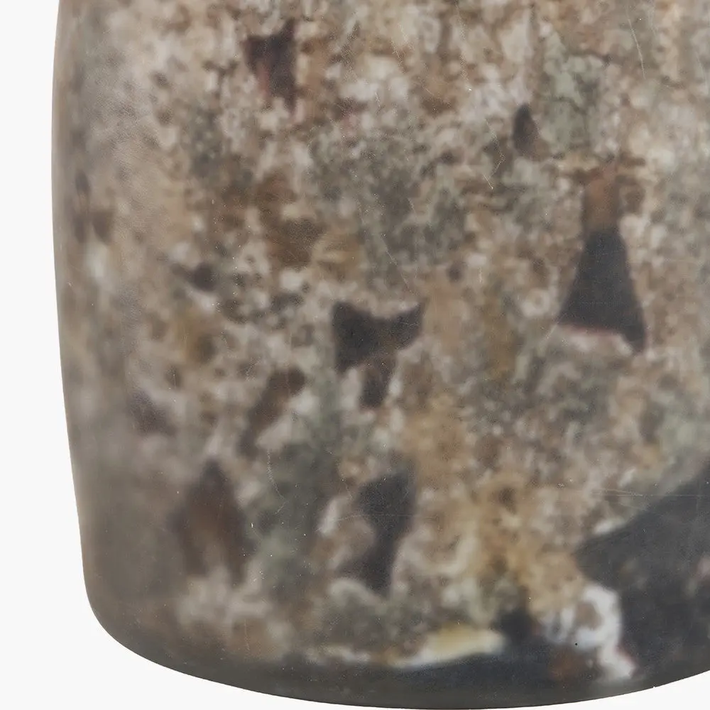 Palmino Brown Organic Glass Bottle Table Lamp - Image 6