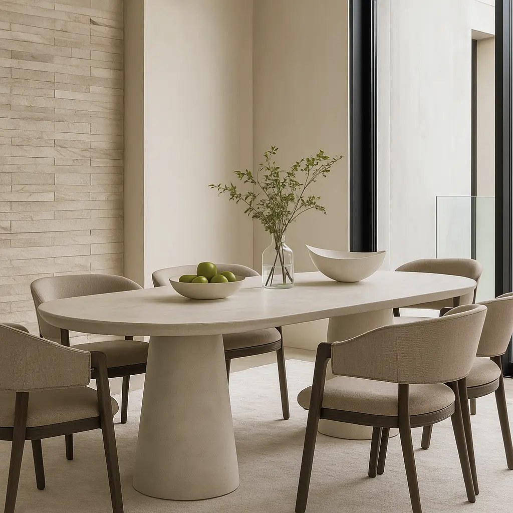 Paxon Oval Dining Table Linen