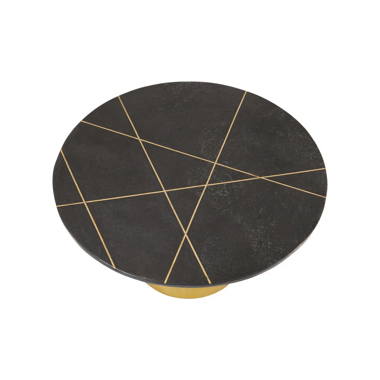 Rania Coffee Table with Black Marble Top - Image 6