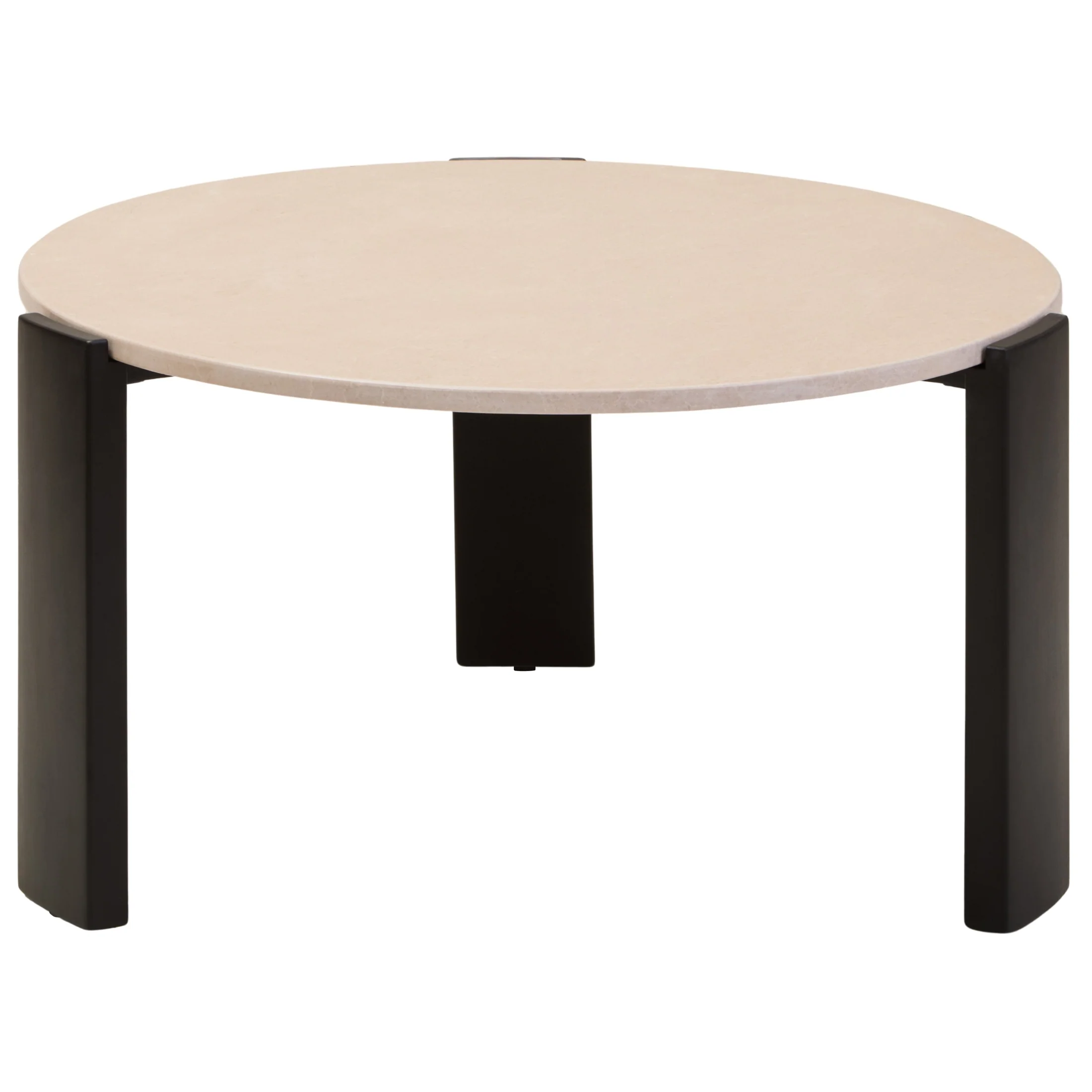 Ravello Round Cream Marble Top Large Coffee Table