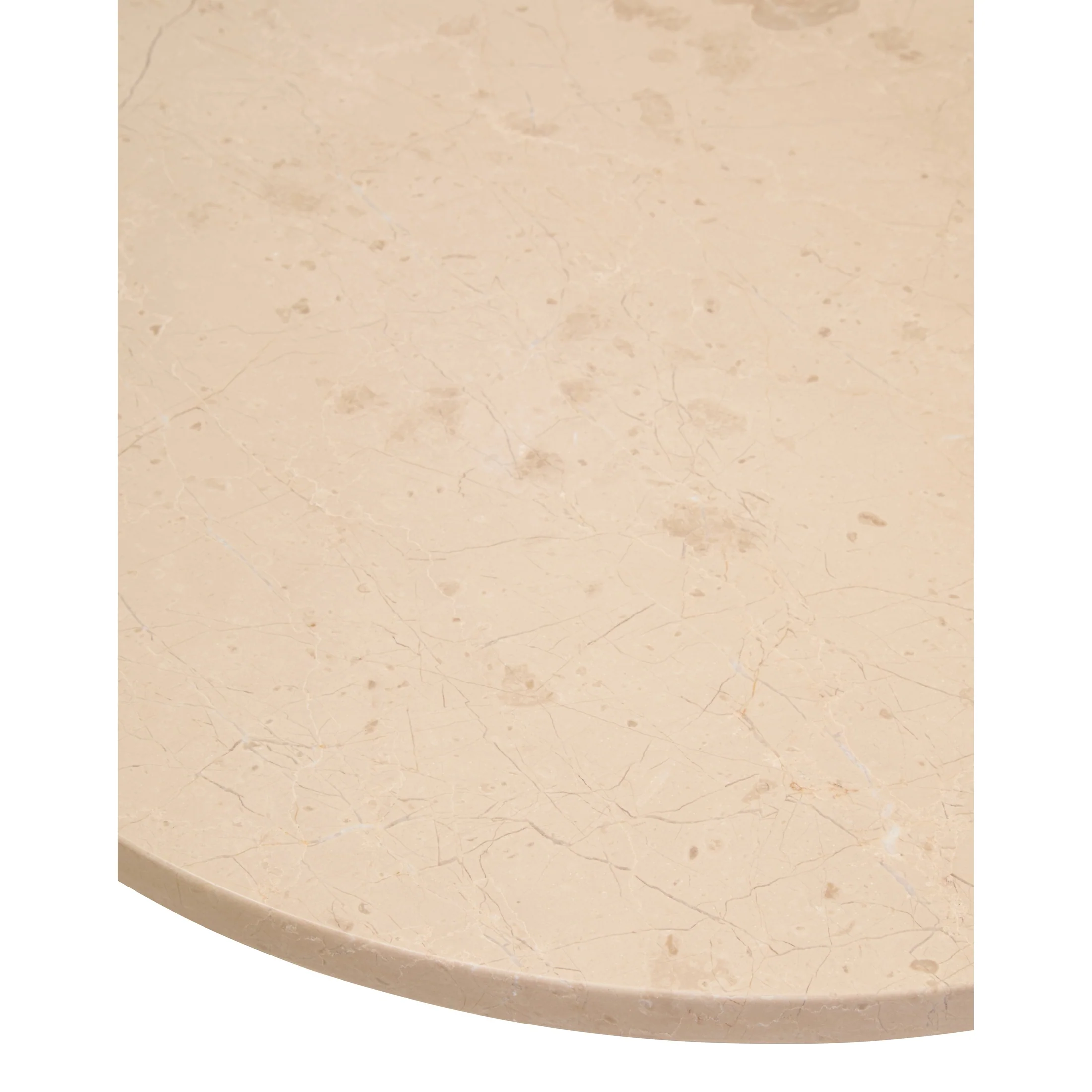 Ravello Round Cream Marble Top Small Coffee Table - Image 8