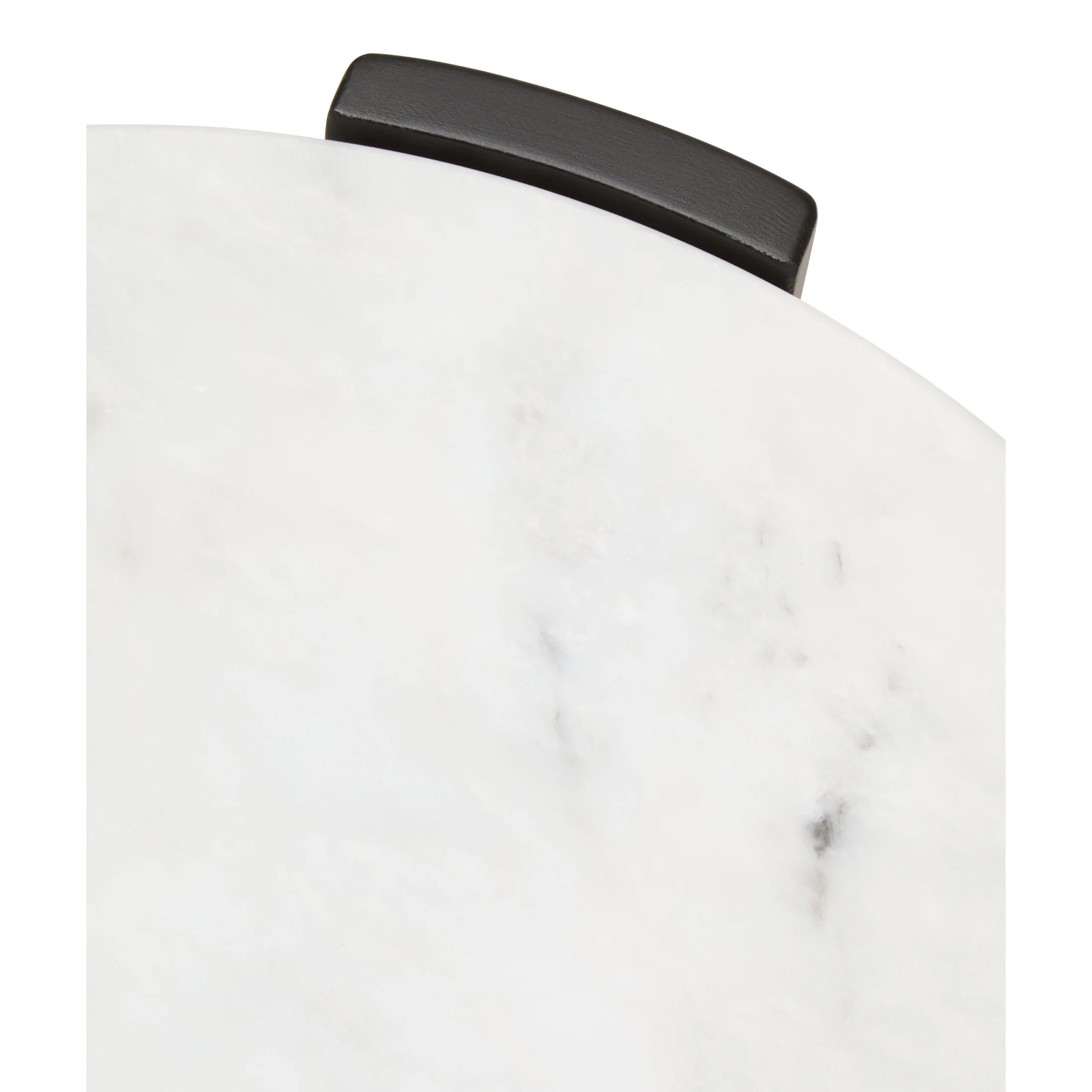 Ravello White Marble Top Round Side Table - Image 8