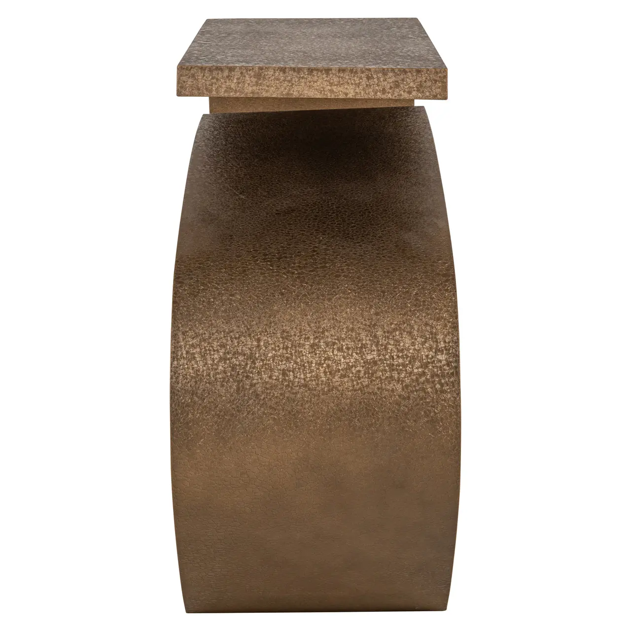 Richmond Interiors Alhambra Console Table in Brushed Gold - Image 2