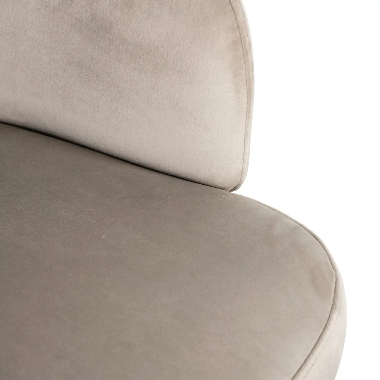 Richmond Interiors Amphara Dining Chair in Khaki Velvet - Image 7