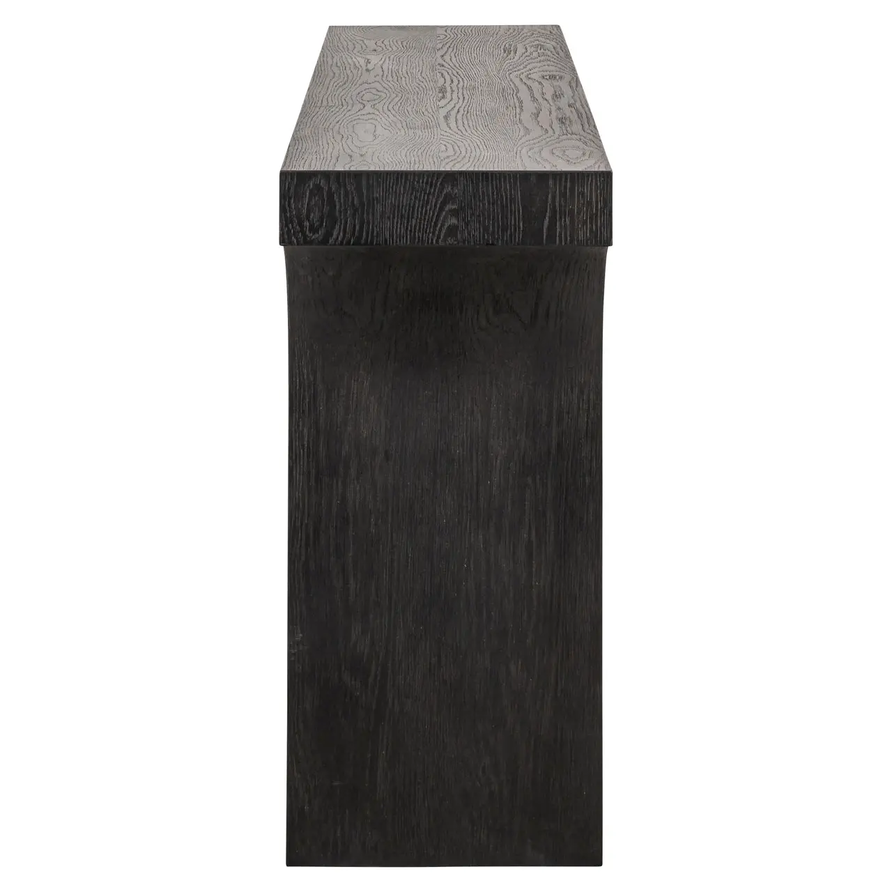 Richmond Interiors Ashford Console Table in Dark Brown - Image 4
