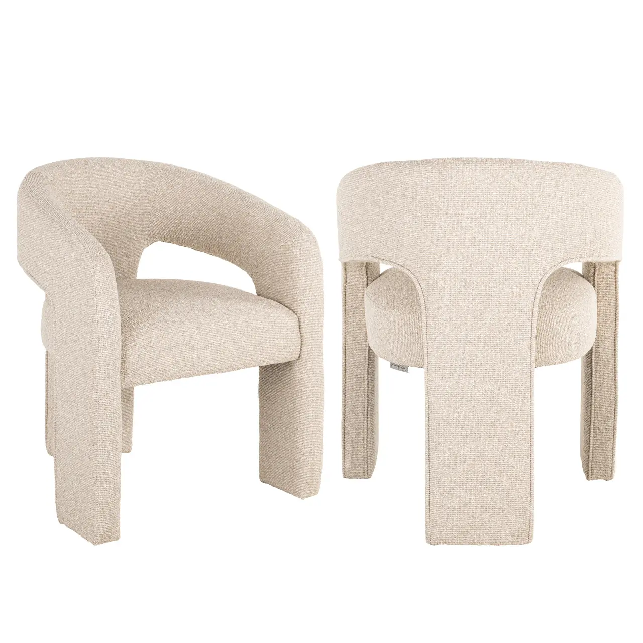 Richmond Interiors Belle Dining Chair in Biscotti