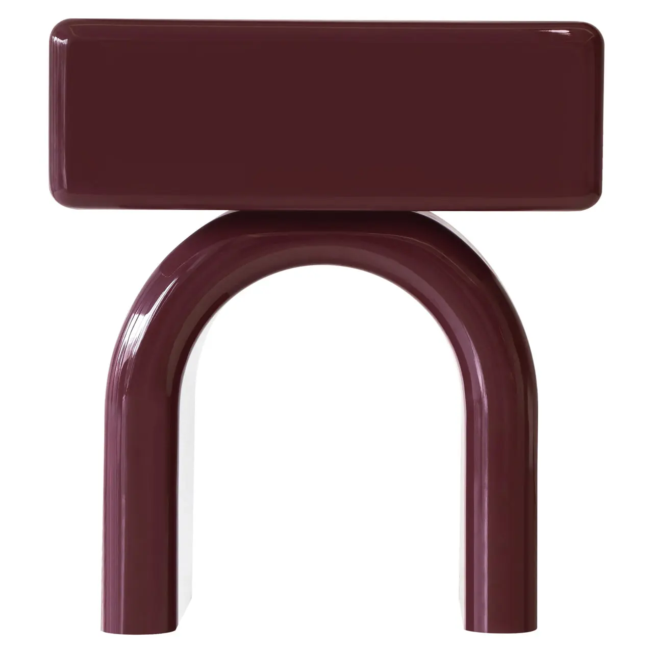 Richmond Interiors Bennet Burgundy 1-Drawer End Table - Image 5