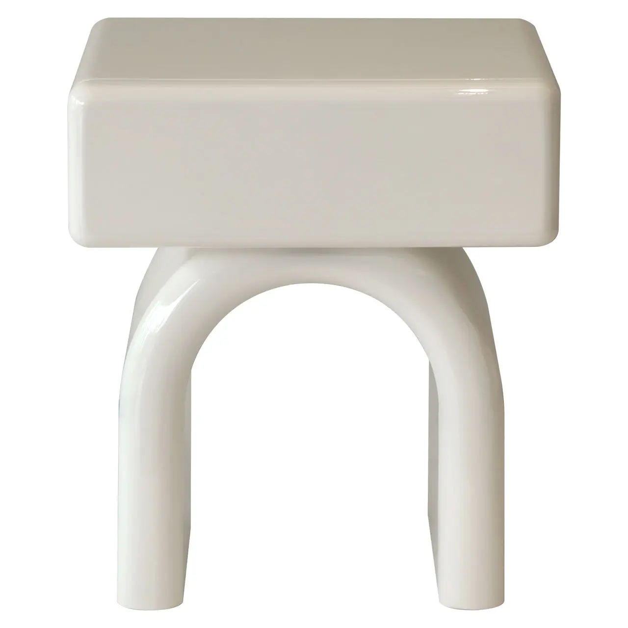 Richmond Interiors Bennet Coconut Milk 1-Drawer End Table