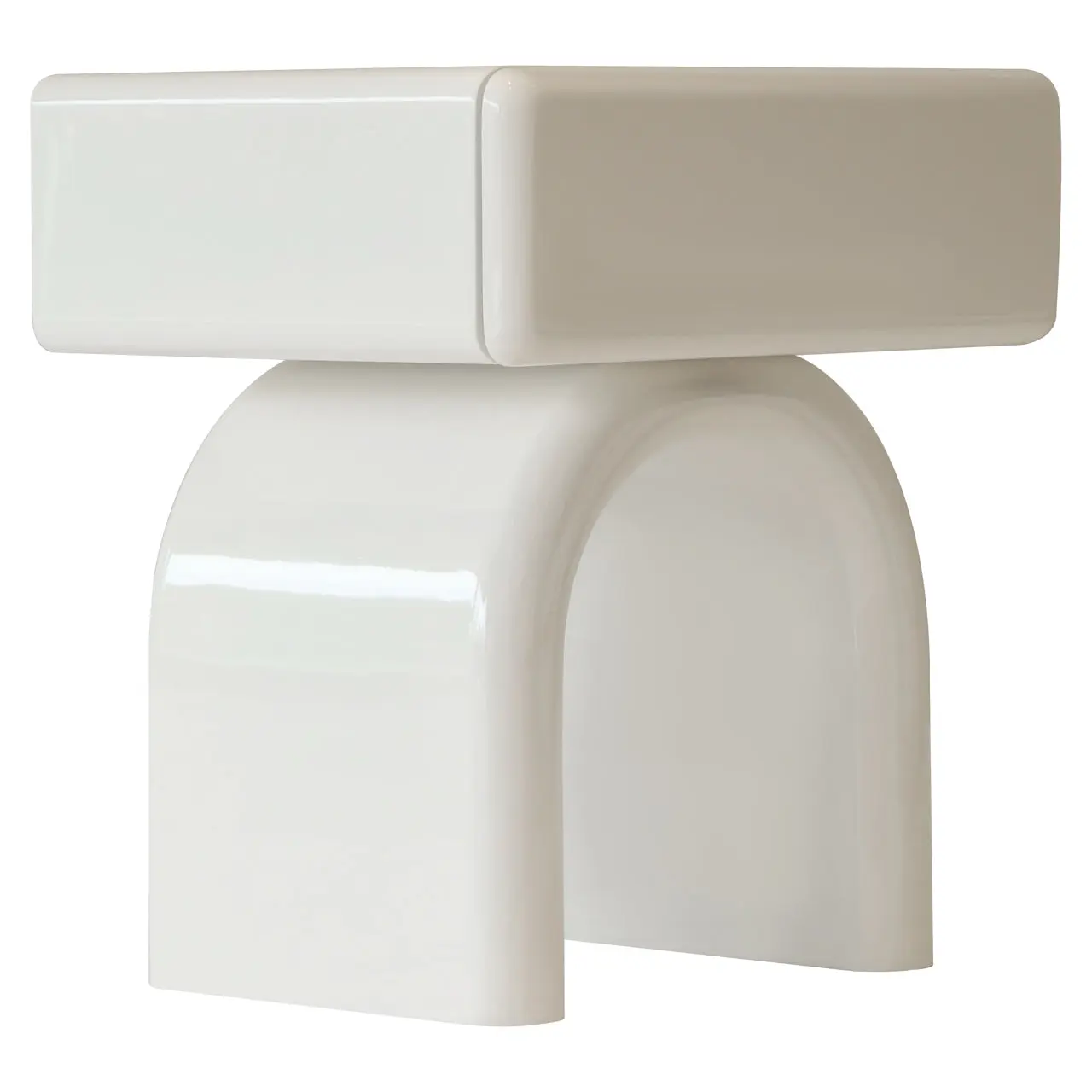 Richmond Interiors Bennet Coconut Milk 1-Drawer End Table - Image 2