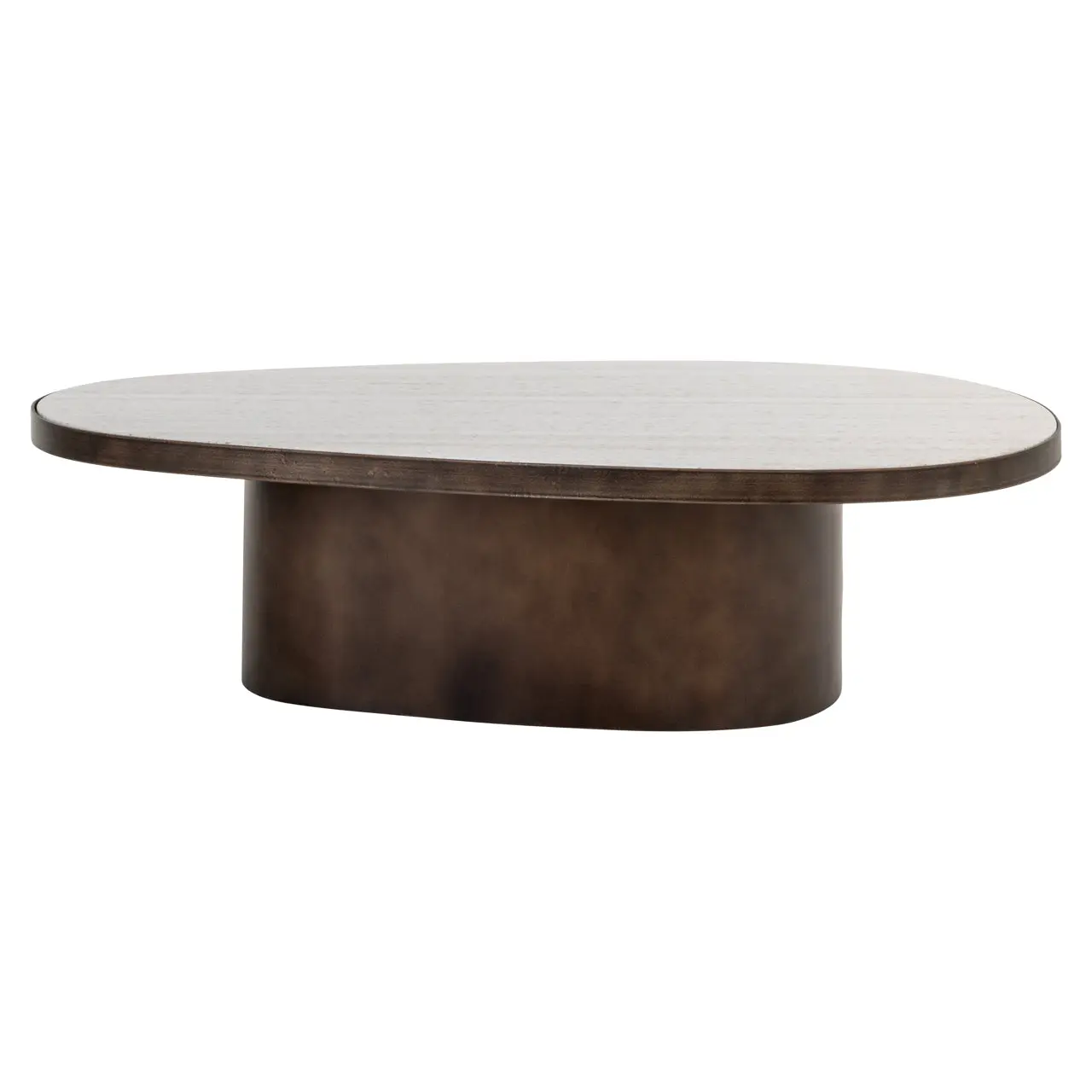 Richmond Interiors Biloxi Brown Coffee Table with Natural Wood Finish - Image 2