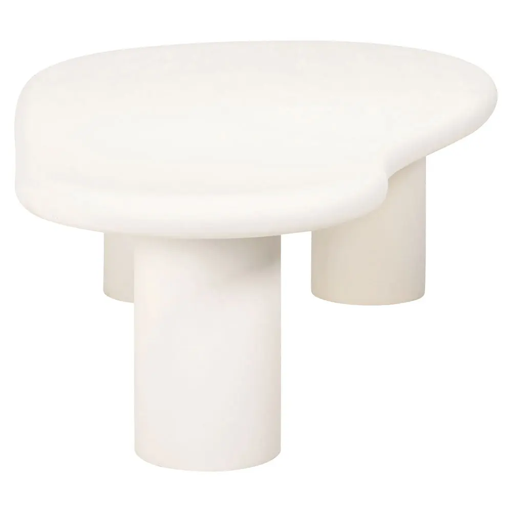 Richmond Interiors Bloomstone 160x80cm Coffee Table in White - Image 3