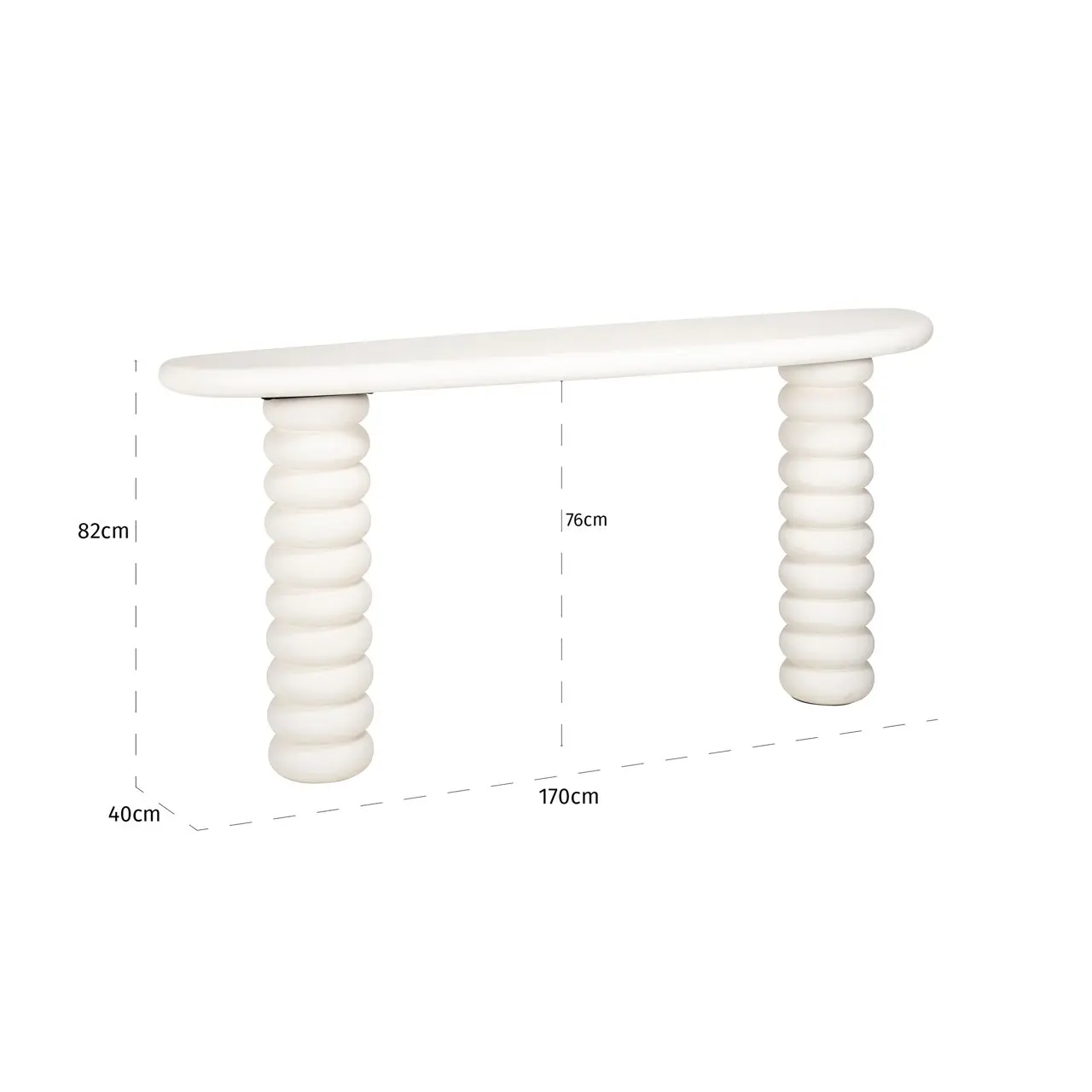 Richmond Interiors Bloomstone Console Table - Image 10