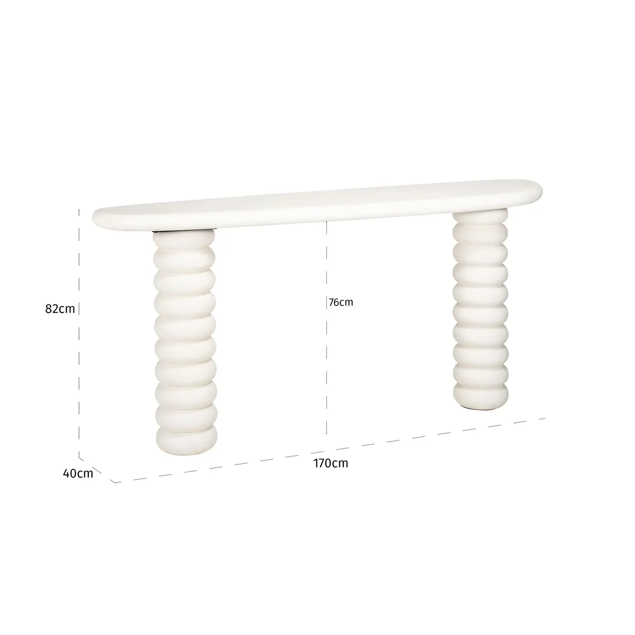 Richmond Interiors Bloomstone Console Table - Image 9