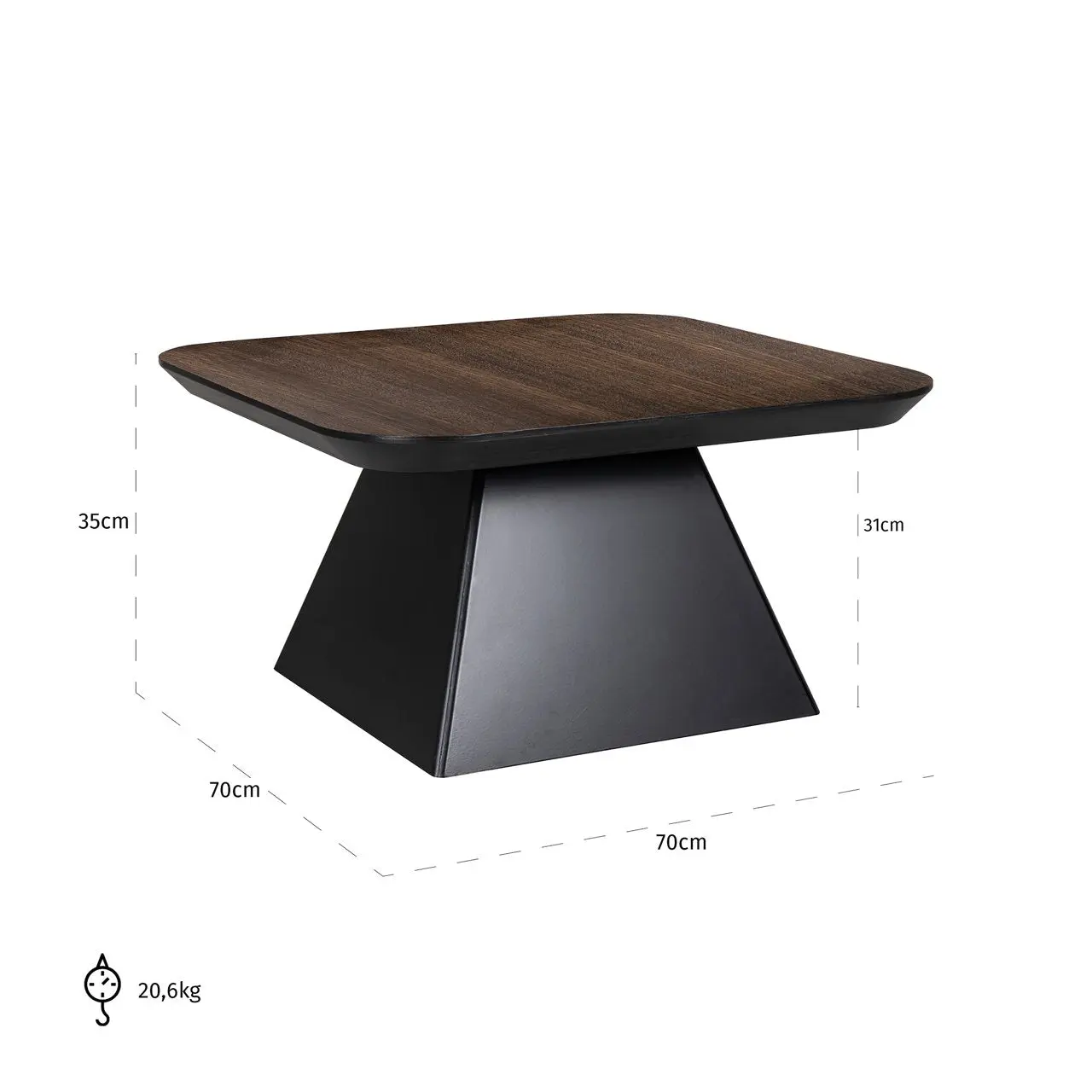 Richmond Interiors Bonvoy Coffee Table in Brown - Image 6